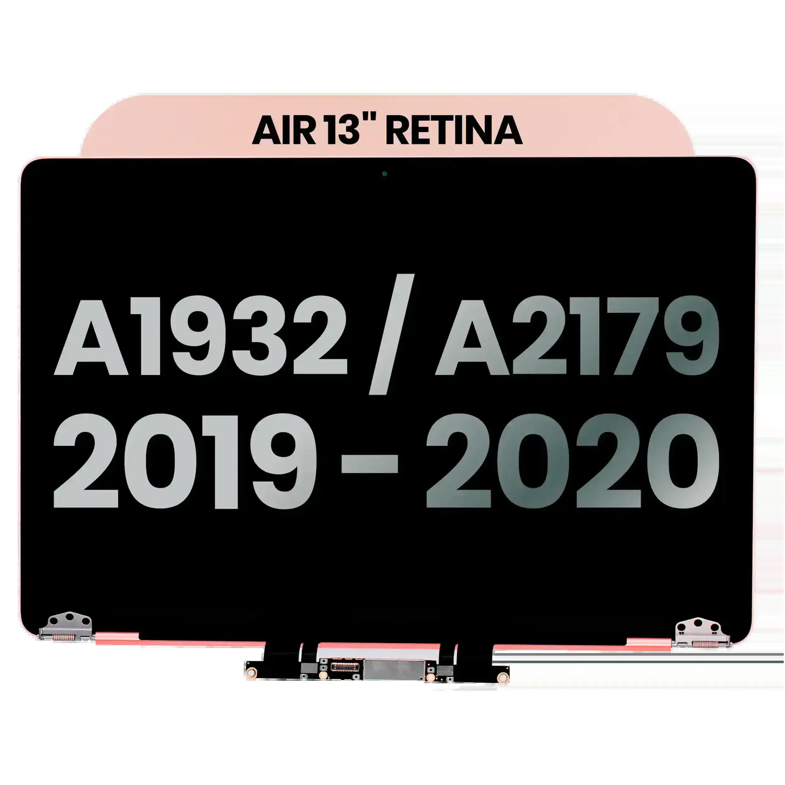 komplette LCD-Displayeinheit für MacBook Air 13" A1932 / A2179 (2019-2020) (ausgebautes Originalteil: Grade B) (Rose Gold)