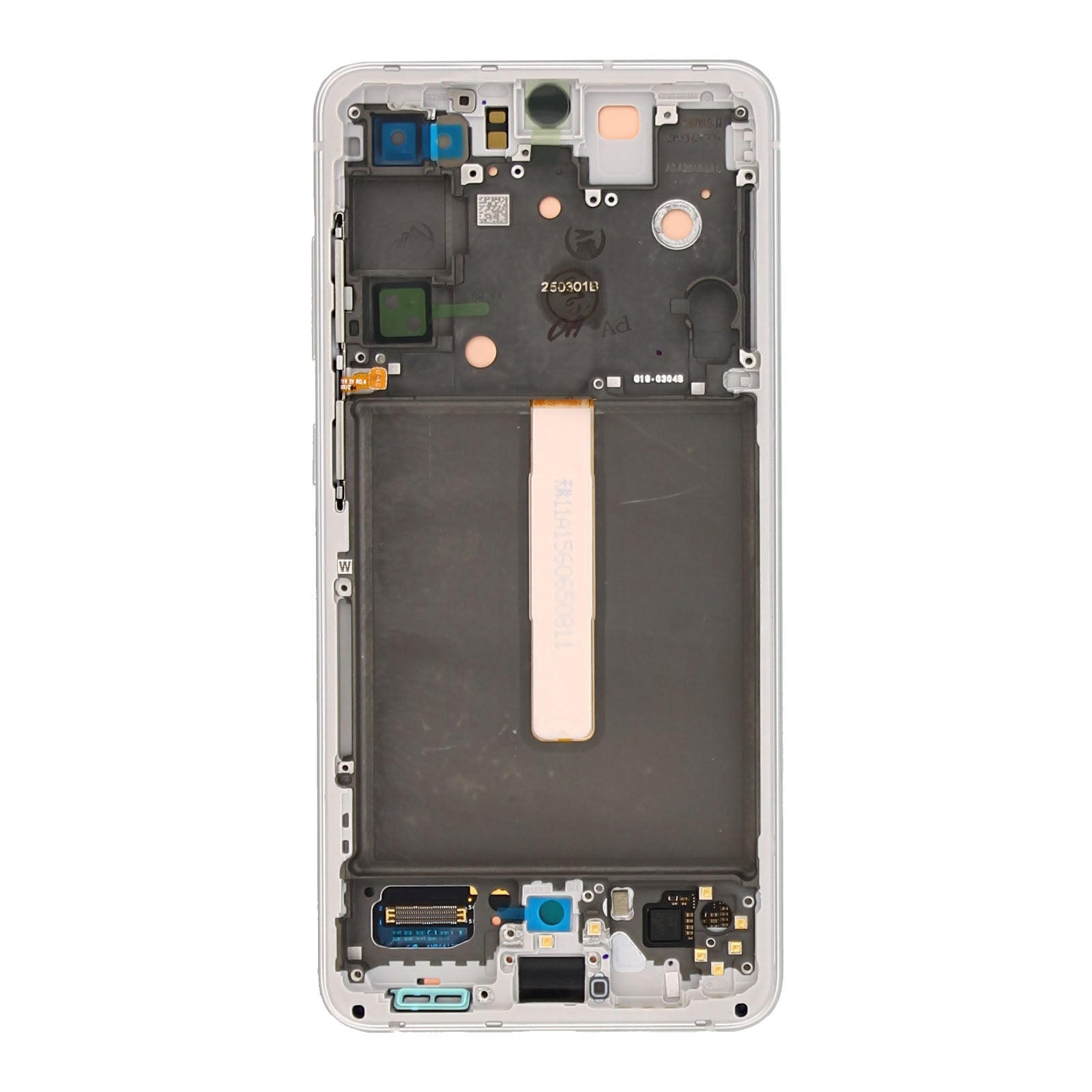 Samsung Original Service Pack Display Galaxy S21 FE G990B mit Rahmen White – Bild 3