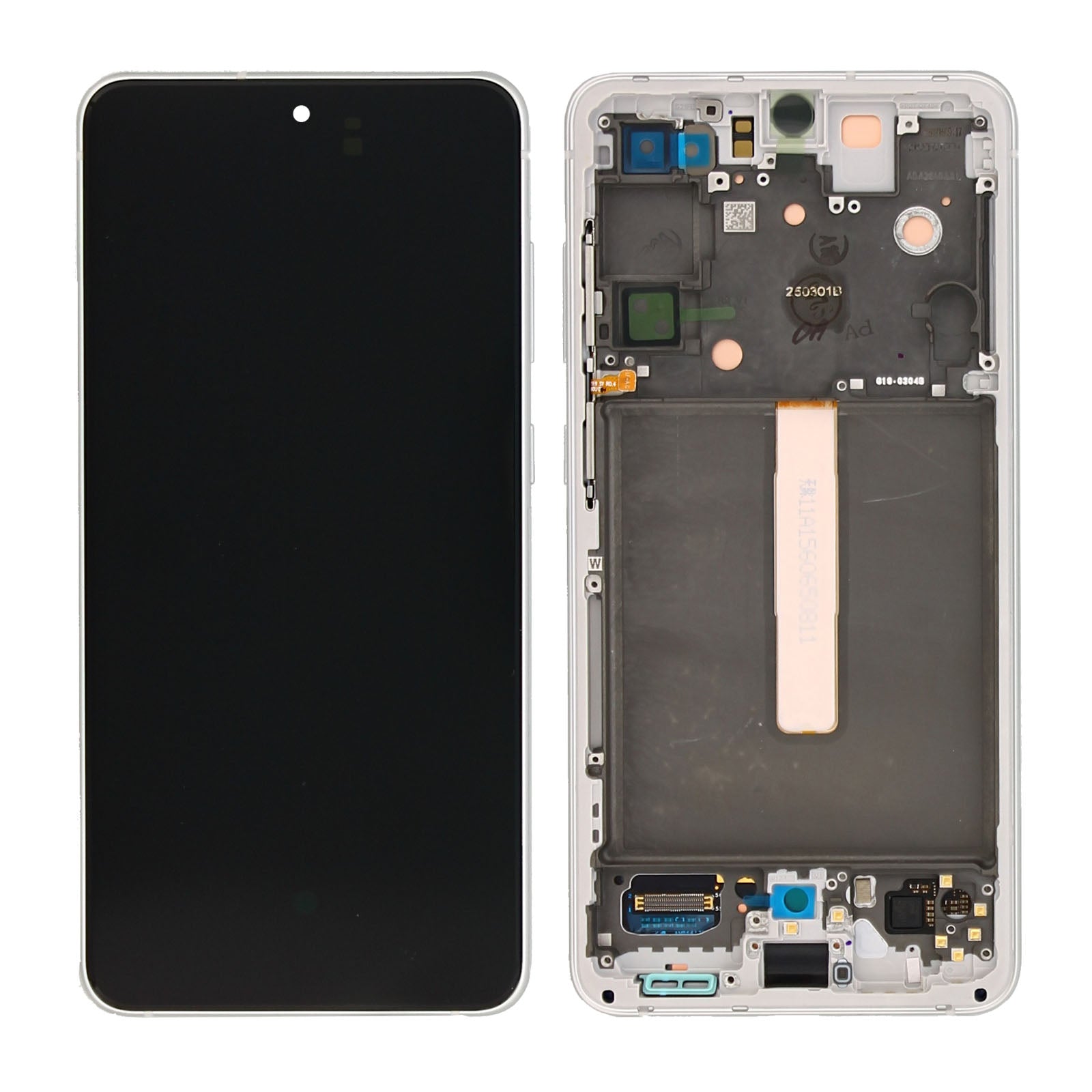 Samsung Original Service Pack Display Galaxy S21 FE G990B mit Rahmen White – Bild 5