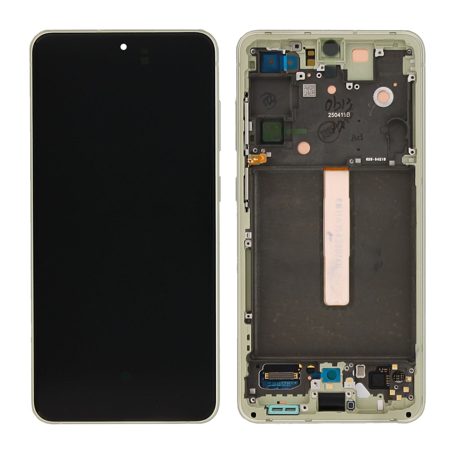Samsung Original Service Pack Display Galaxy S21 FE G990B mit Rahmen Olive – Bild 5