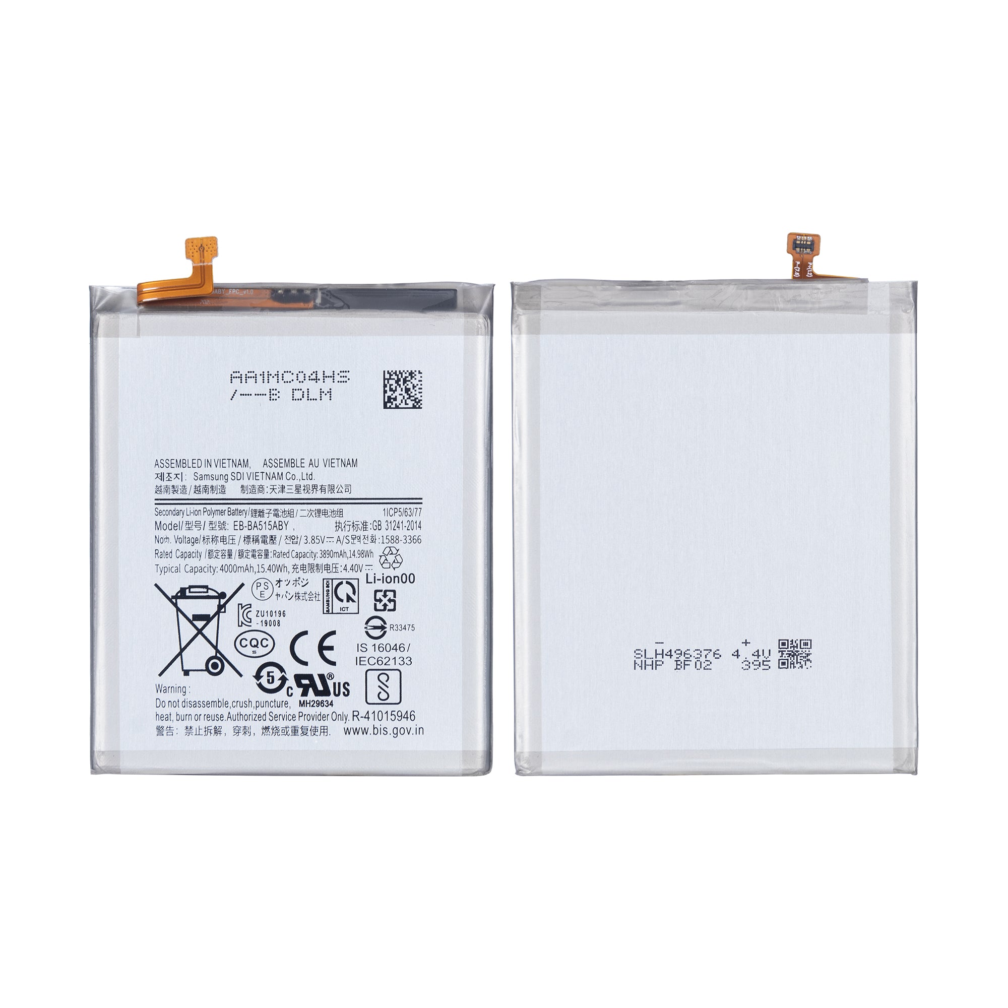 Samsung Galaxy A51 A515F Akku EB-BA515ABY OEM – Bild 3