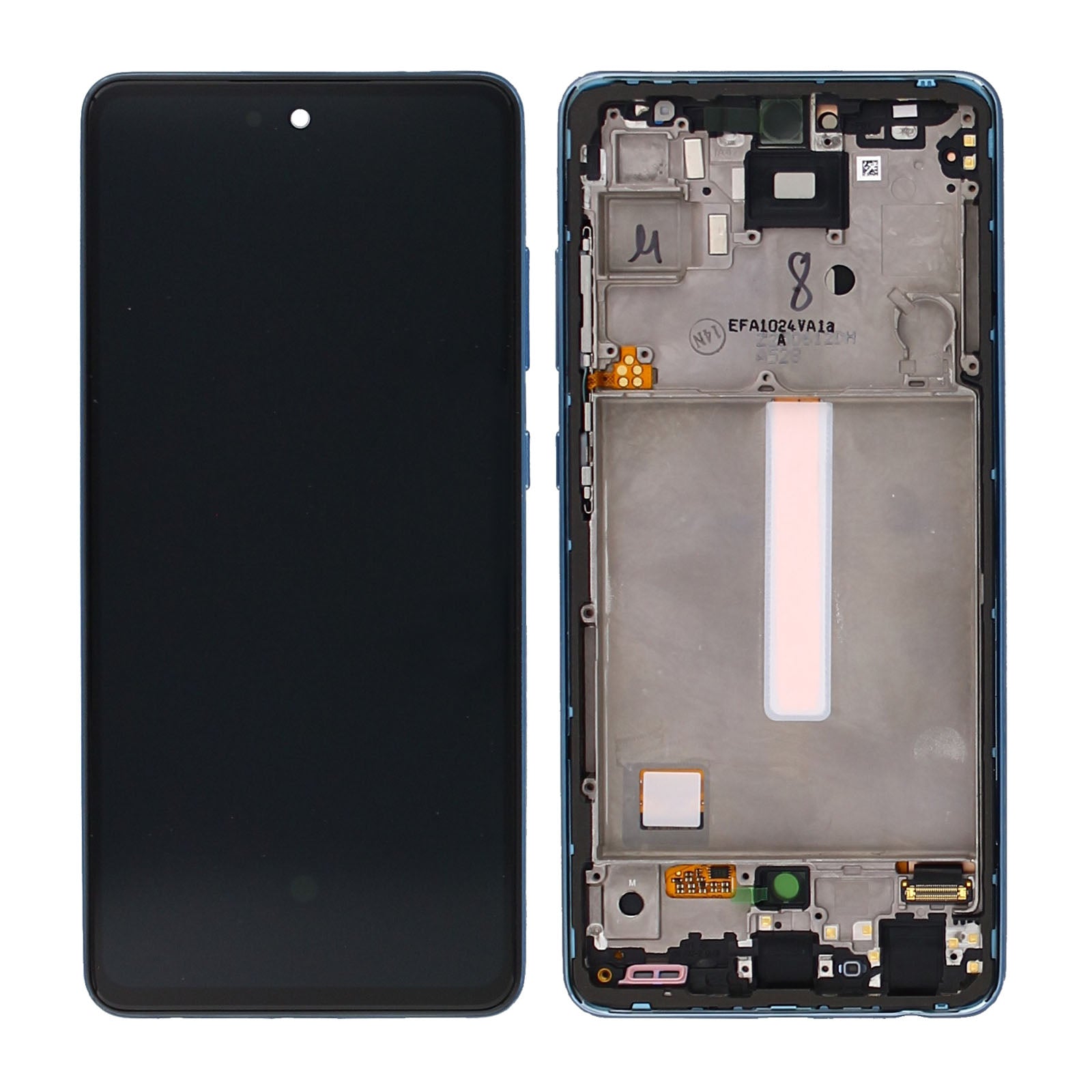Samsung A52/A52 5G A525F/A526B Original Service Pack Display Rahmen Awesome Blue – Bild 5