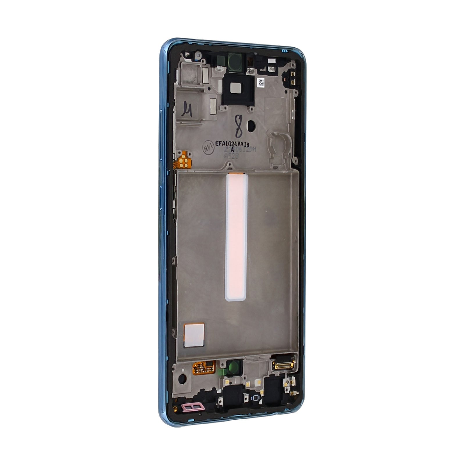 Samsung A52/A52 5G A525F/A526B Original Service Pack Display Rahmen Awesome Blue – Bild 4