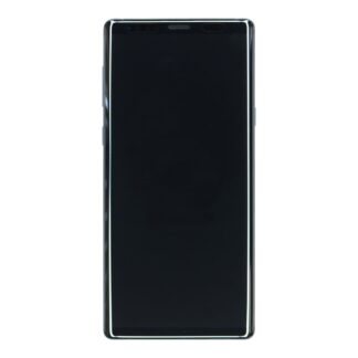 Samsung Galaxy Note 9 N960F Display und Touchscreen-Digitizer mit Rahmen Midnight Black Service Pack