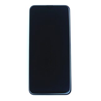 Samsung Galaxy A20 A205F Display und Touchscreen-Digitizer mit Rahmen Black Service Pack