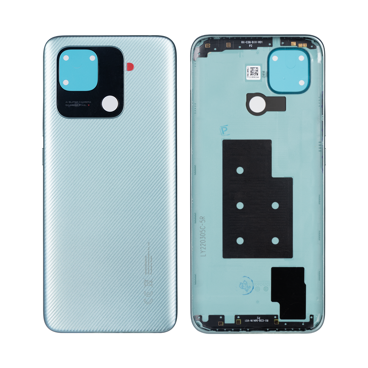 OEM Backcover für Xiaomi Redmi 10C ohne Kameraglas Farbe wählbar – Bild 4