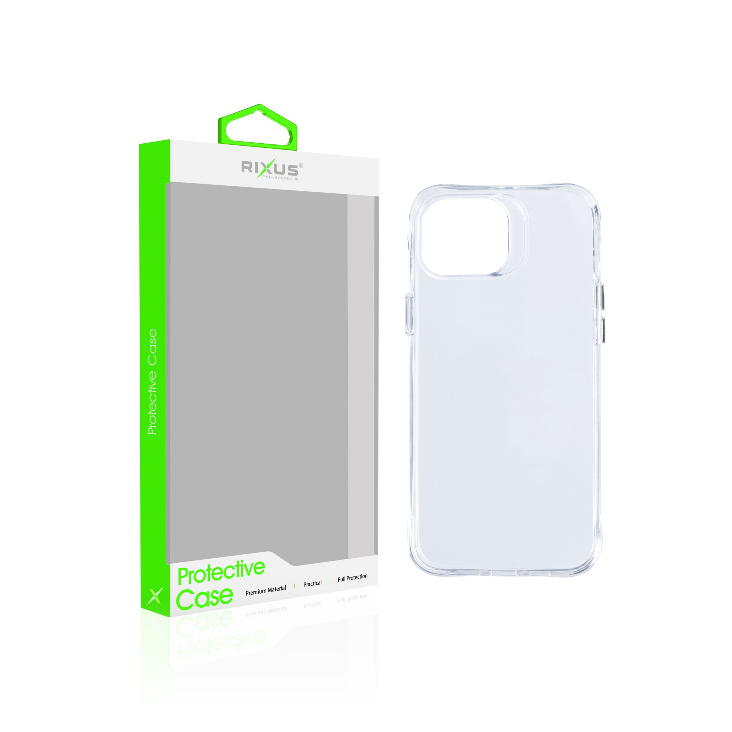 Rixus Anti Shock Hülle TPU für Apple iPhone 15 Plus Transparent – Bild 5
