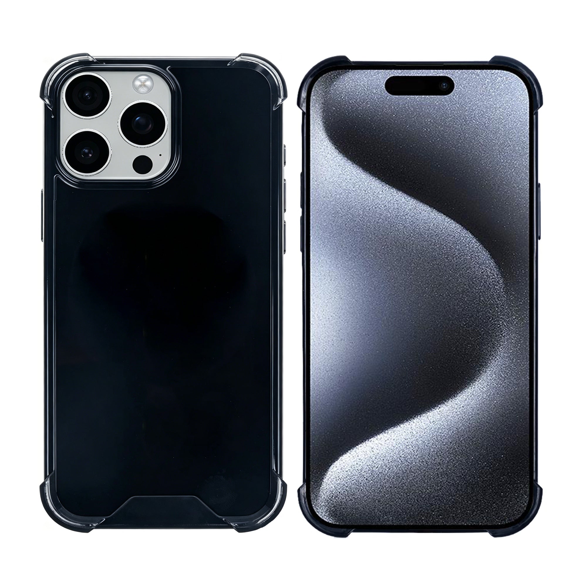 Rixus Anti-Burst Hülle für Apple iPhone 15 Pro Black – Bild 3