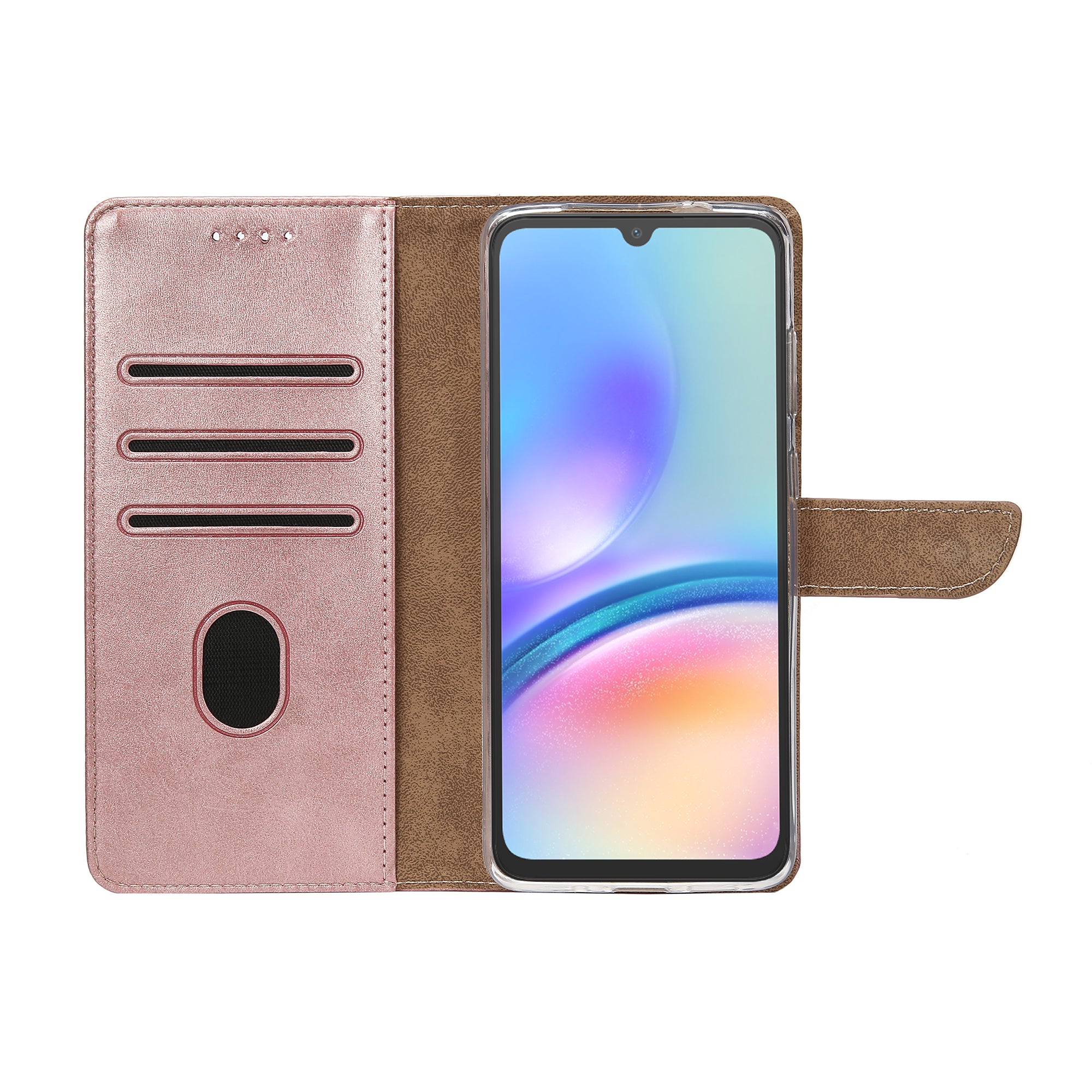 Rixus Buchhülle für Samsung Galaxy A05s Pink – Bild 5