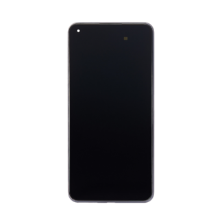 Xiaomi 11 Lite 5G NE Display und Touchscreen-Digitizer mit Rahmen Truffle Black Service Pack