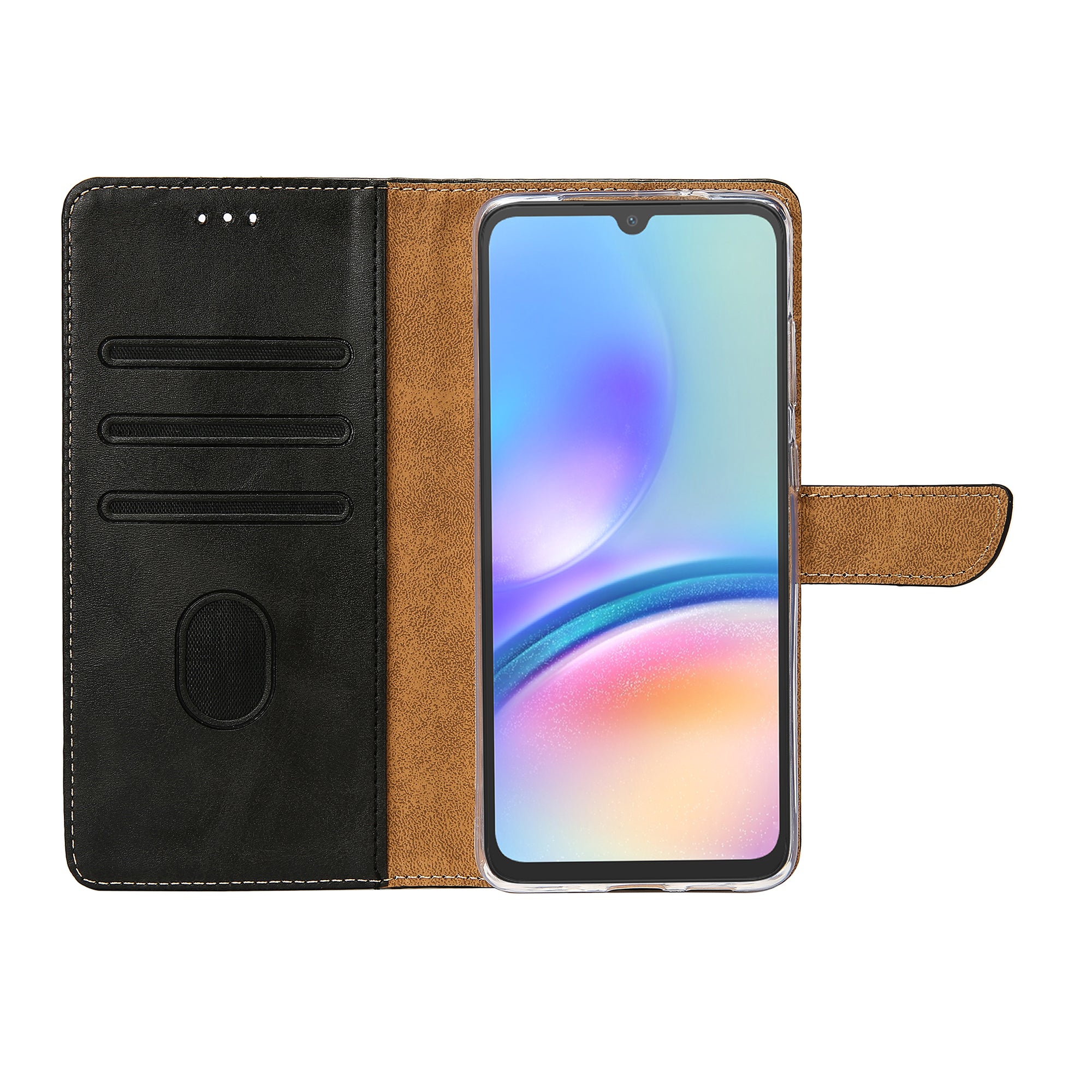 Rixus Buchhülle für Samsung Galaxy A05s Black – Bild 5