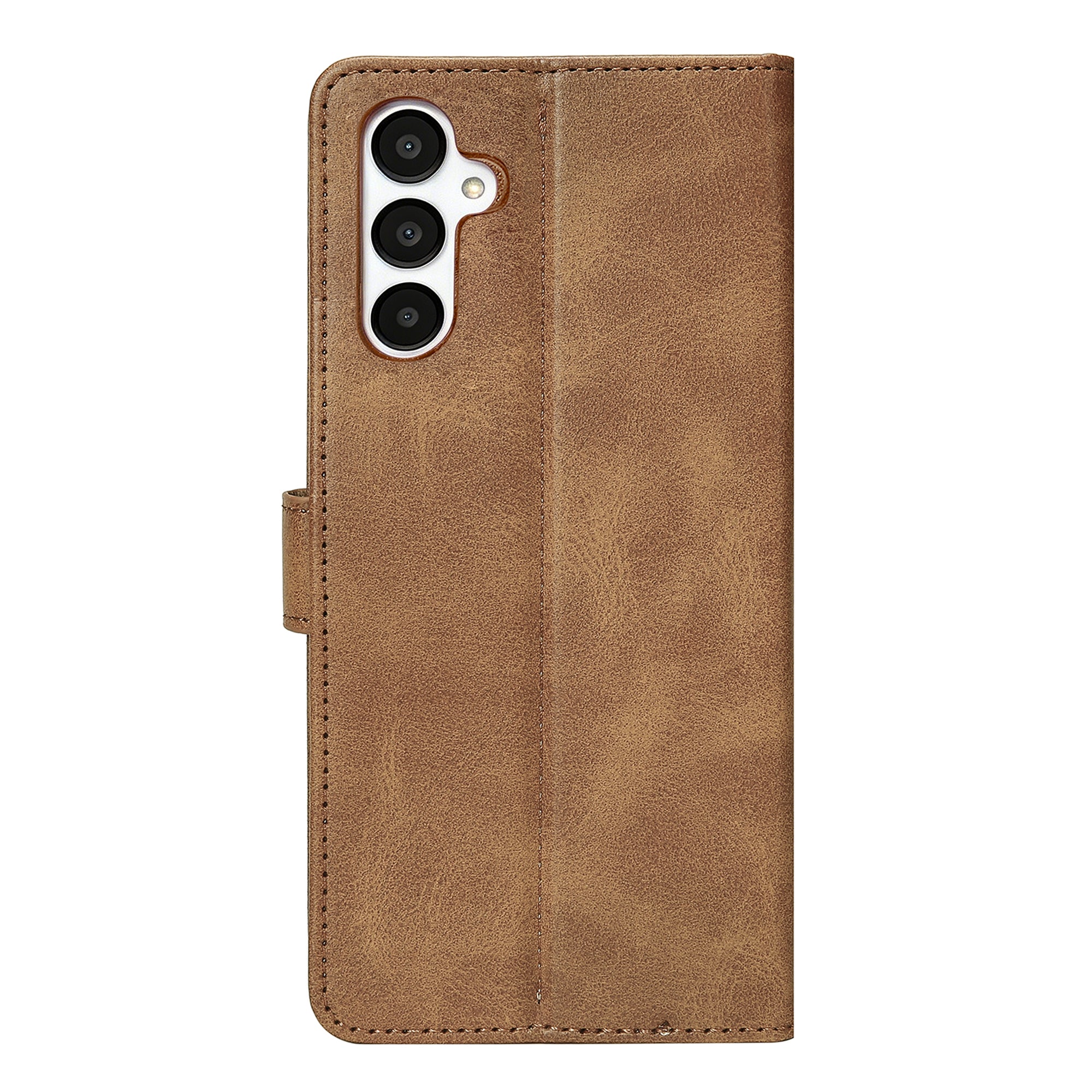 Rixus Buchhülle für Samsung Galaxy A05s Light Brown – Bild 2