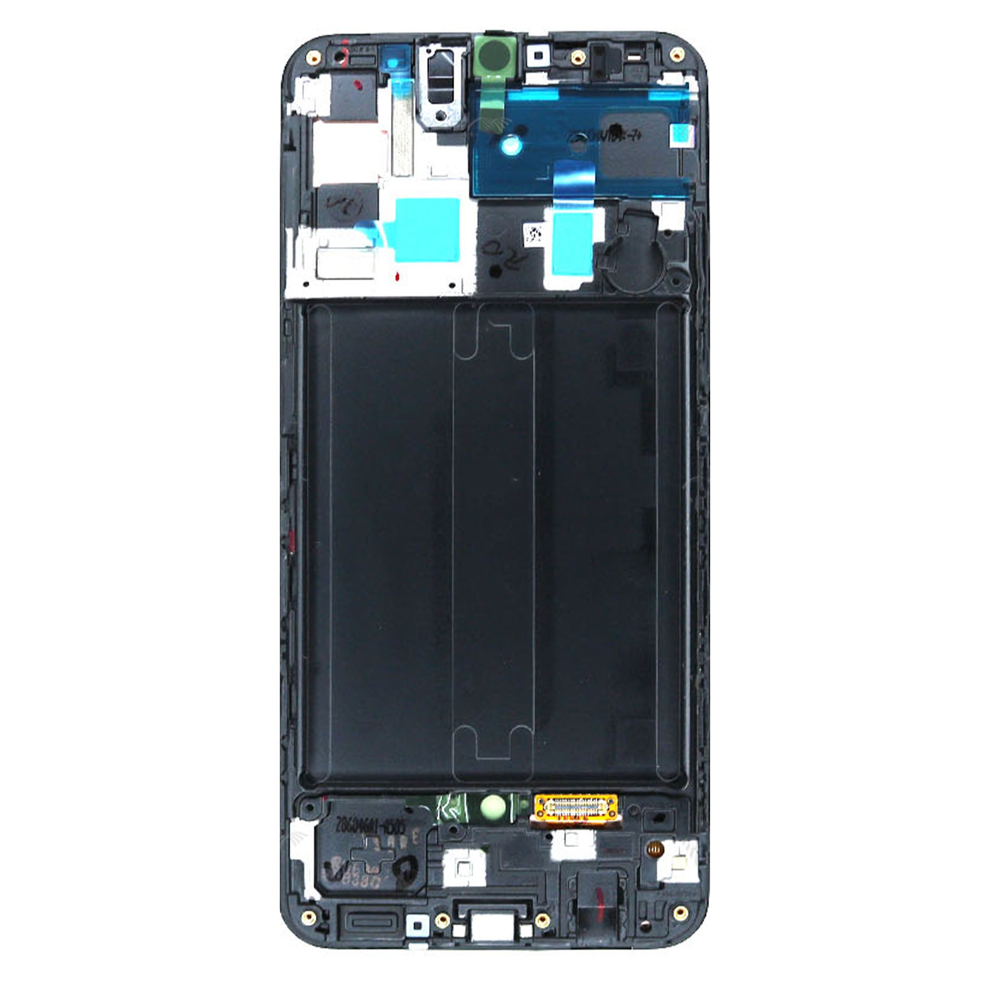 Samsung Galaxy A50 A505F Display und Touchscreen-Digitizer mit Rahmen Black Service Pack – Bild 2