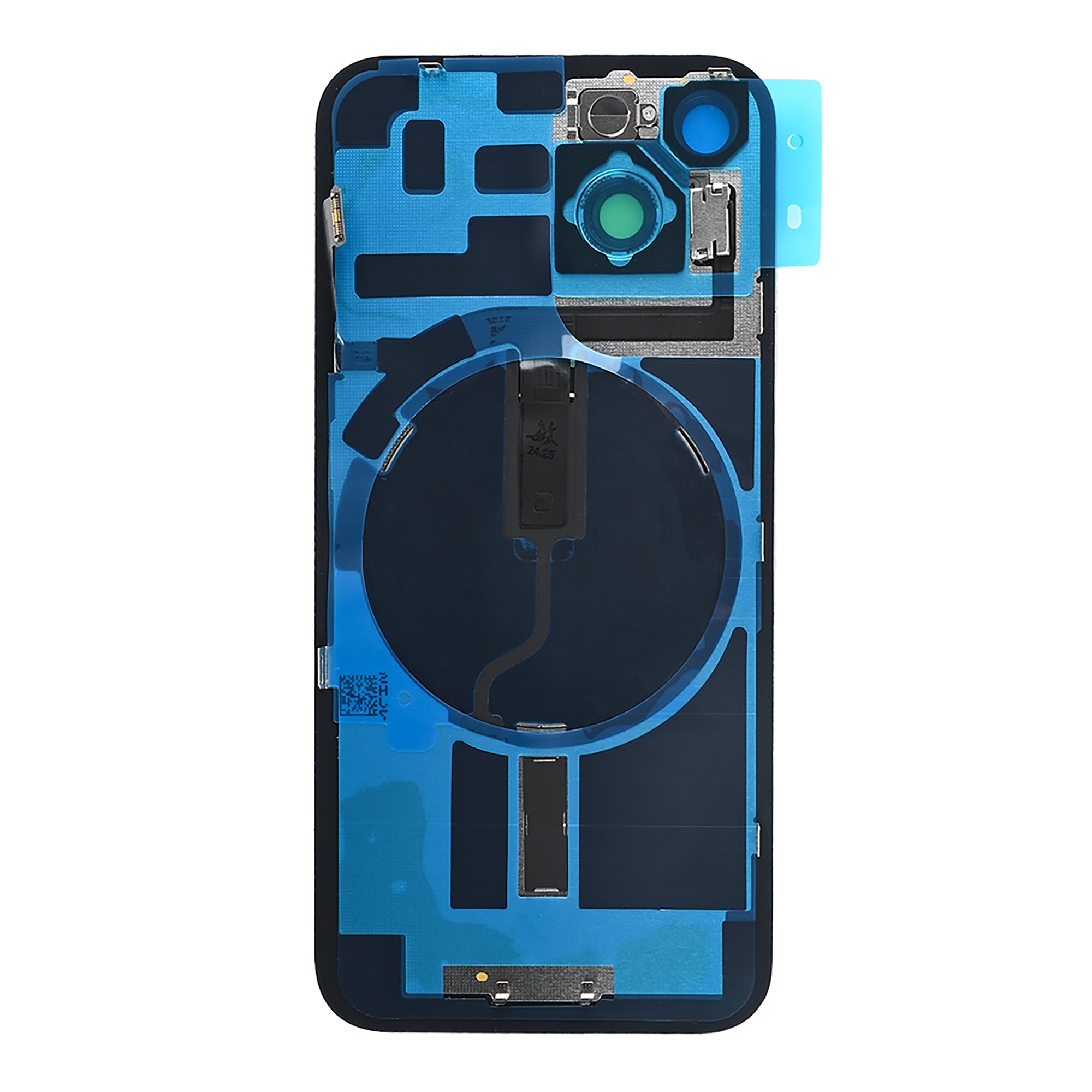 Für Apple iPhone 14 Rückglas ohne NFC, Enlarged Kamera Rahmen Midnight kompatibel – Bild 2