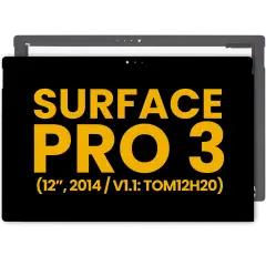 LCD Display mit Touchscreen-Digitizer für Microsoft Surface Pro 3 (1631 / TOM12H20 / Version V1.1) (professionell aufgearbeitet)