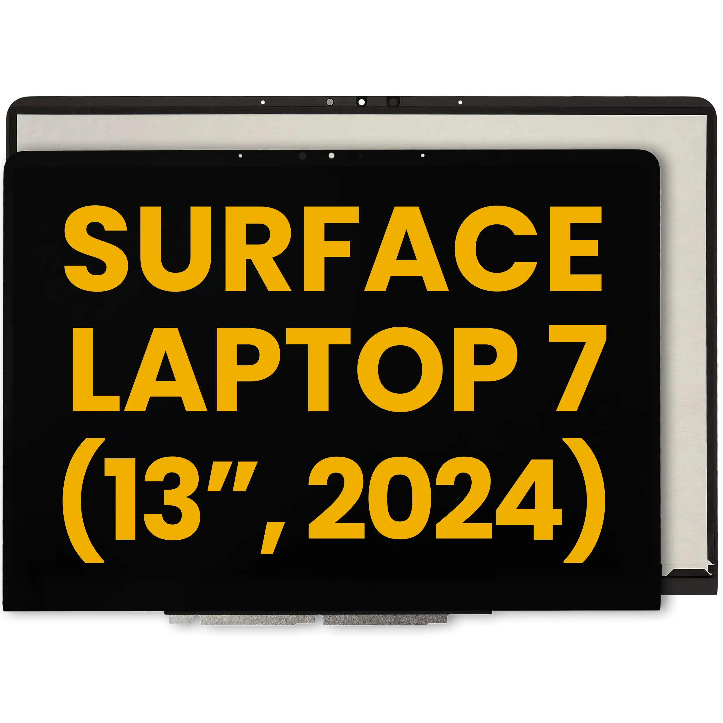 LCD Display mit Touchscreen-Digitizer für Microsoft Surface Laptop 7 13" (professionell aufgearbeitet) (Black (Schwarz))