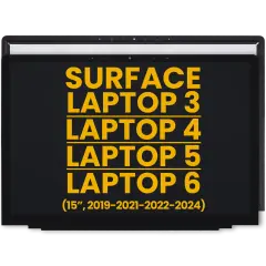 LCD Display mit Touchscreen-Digitizer für Microsoft Surface Laptop 3 15" (1872 / 1873) / Laptop 4 15" (1952 / 1953 / 1978 / 1979) / Laptop 5 15"/ Laptop 6 15"(professionell aufgearbeitet)