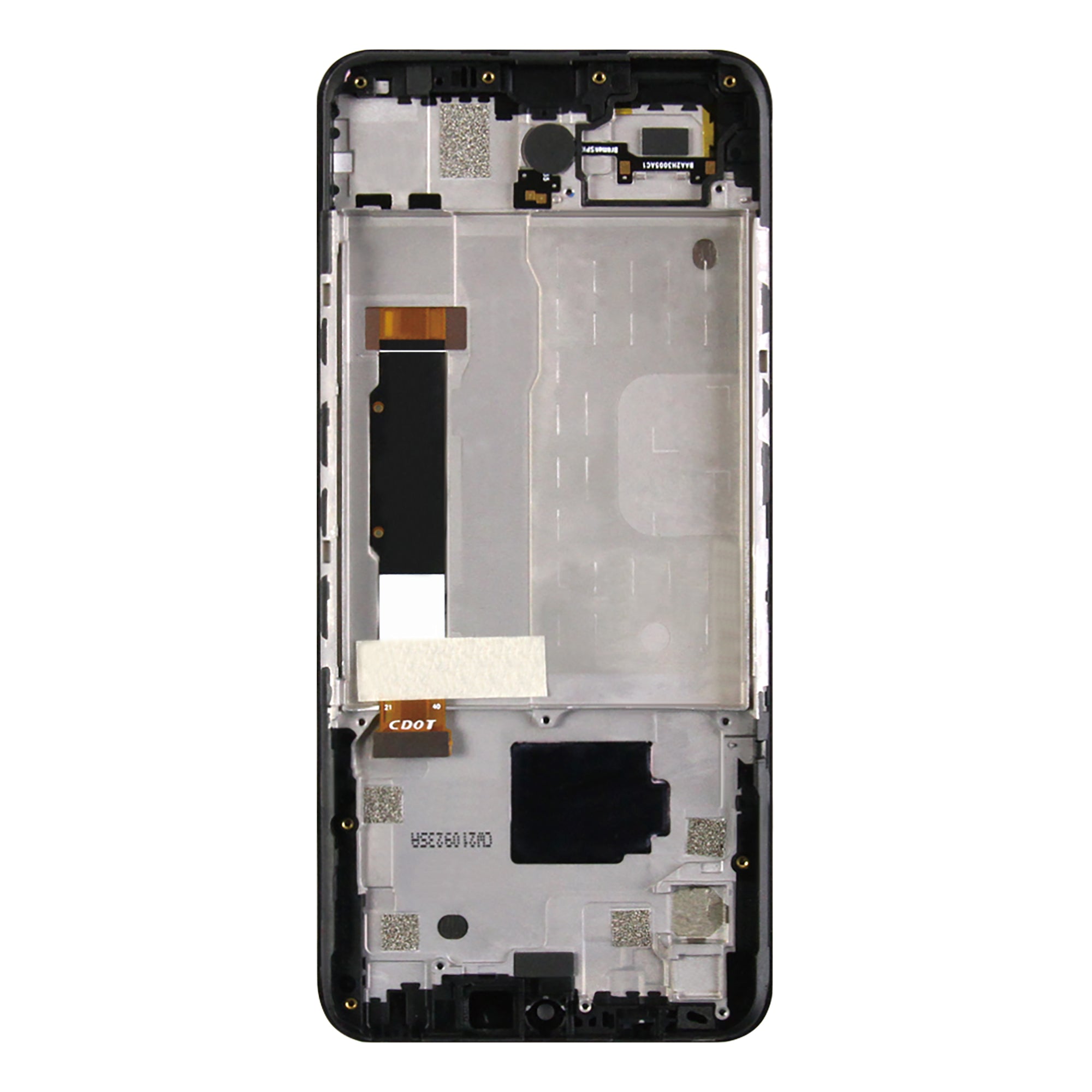 TCL 30 XE 5G T767W Display und Touchscreen-Digitizer mit Rahmen Shadow Black OEM – Bild 3