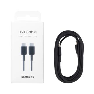 Samsung EP-DA705BBEGWW USB-C To USB-C Datenkabel 100cm Black Original Verkaufsverpackung