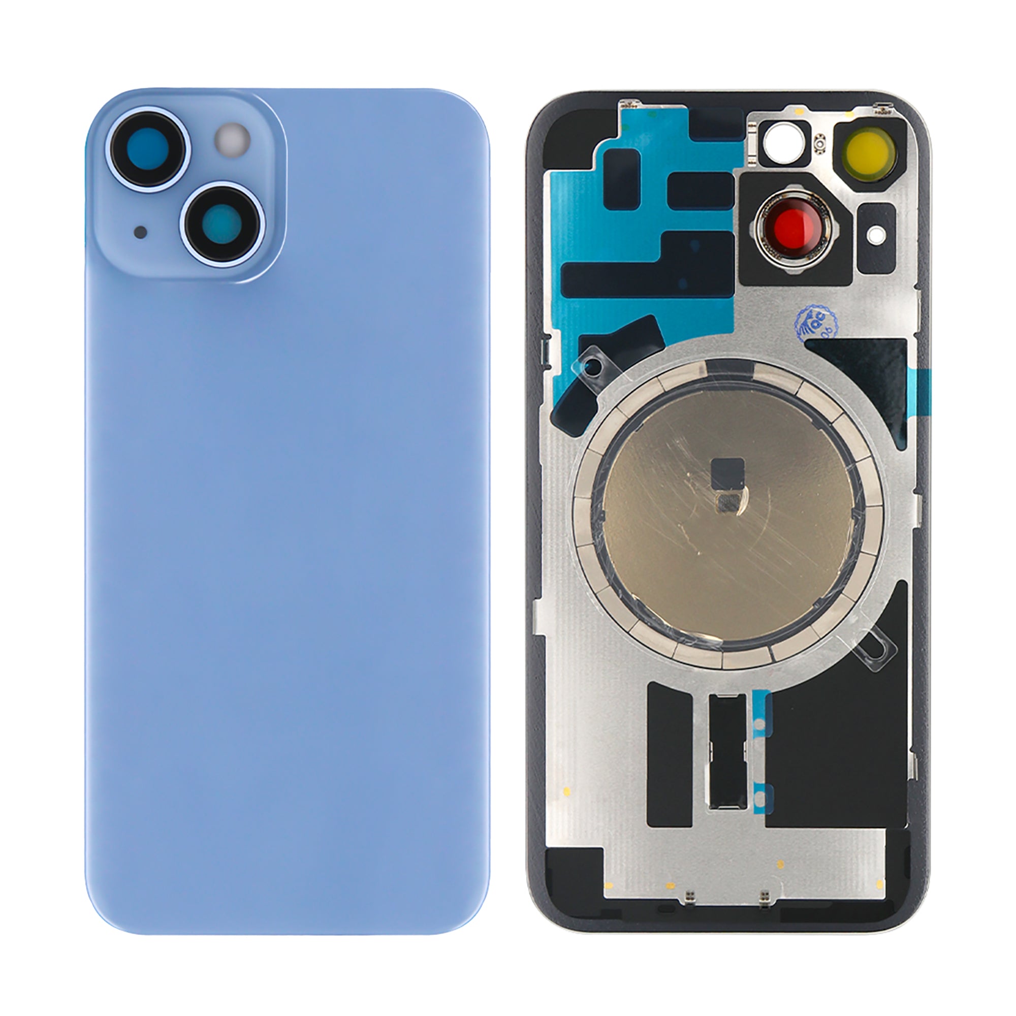 Für Apple iPhone 14 Plus kompatibel Rückglas ohne NFC mit großem Kamerarahmen, Farbe wählbar – Bild 12