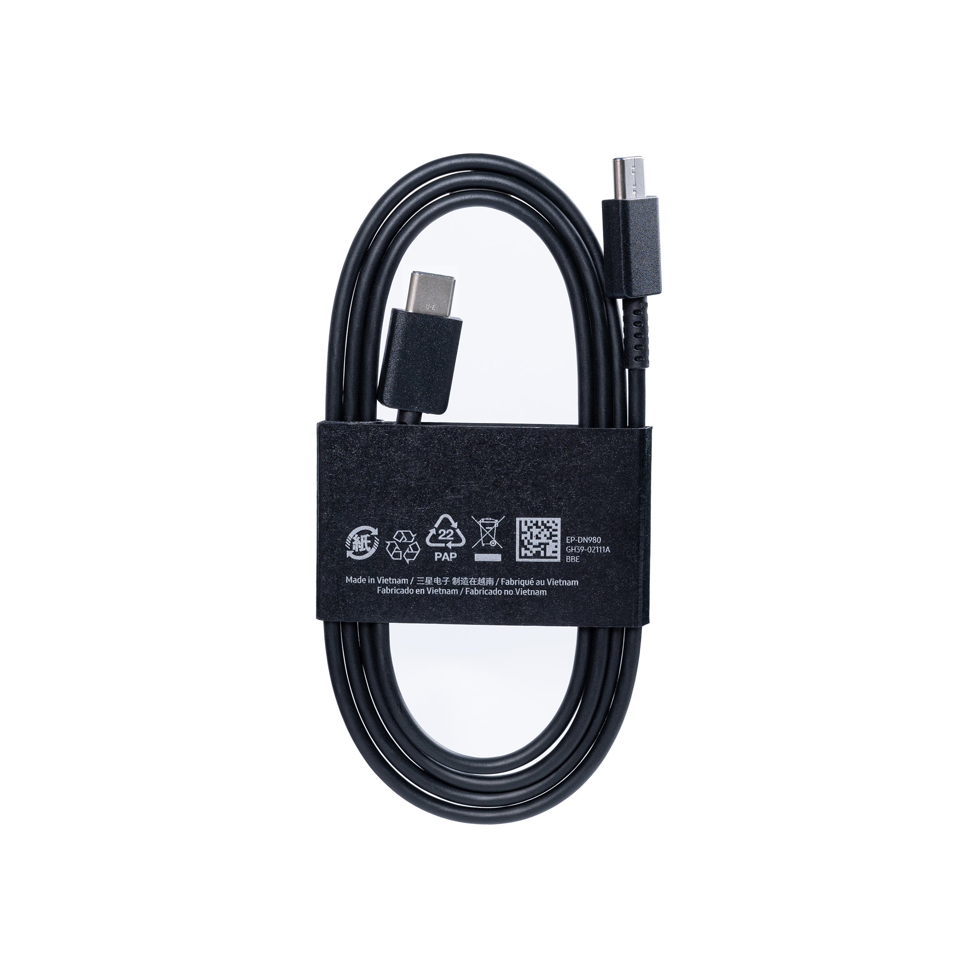 Samsung EP-DN980BBE USB-C To USB-C Datenkabel 100cm Black Bulk