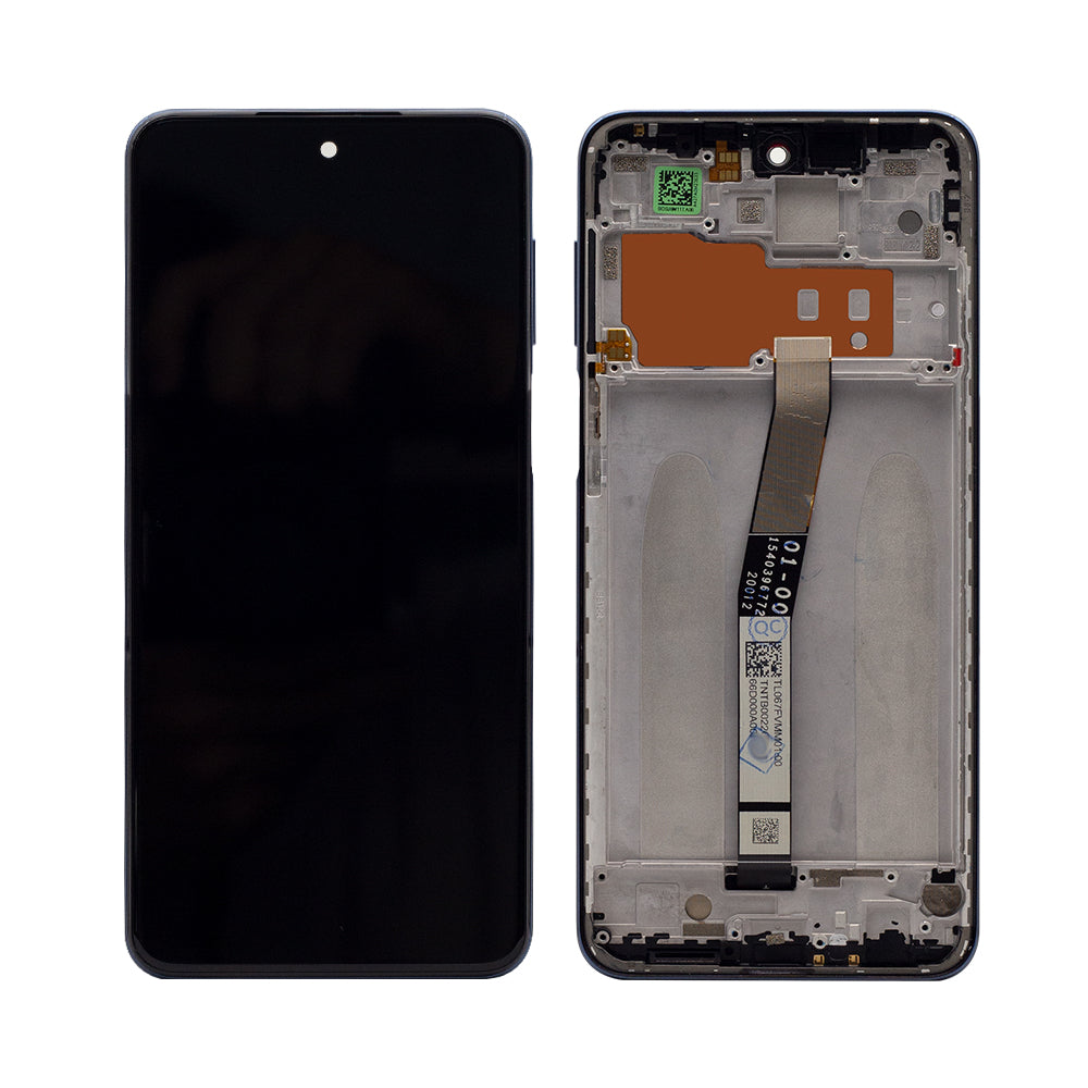 OEM Display für Xiaomi Redmi Note 9S mit Rahmen Schwarz – Bild 4