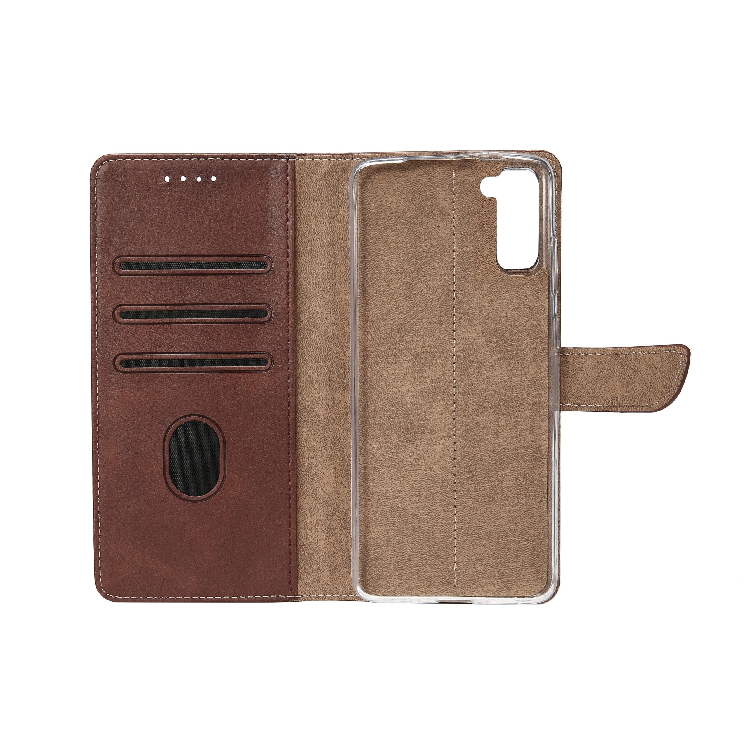 Rixus Buchhülle für Samsung Galaxy S21 Plus 5G Brown – Bild 5
