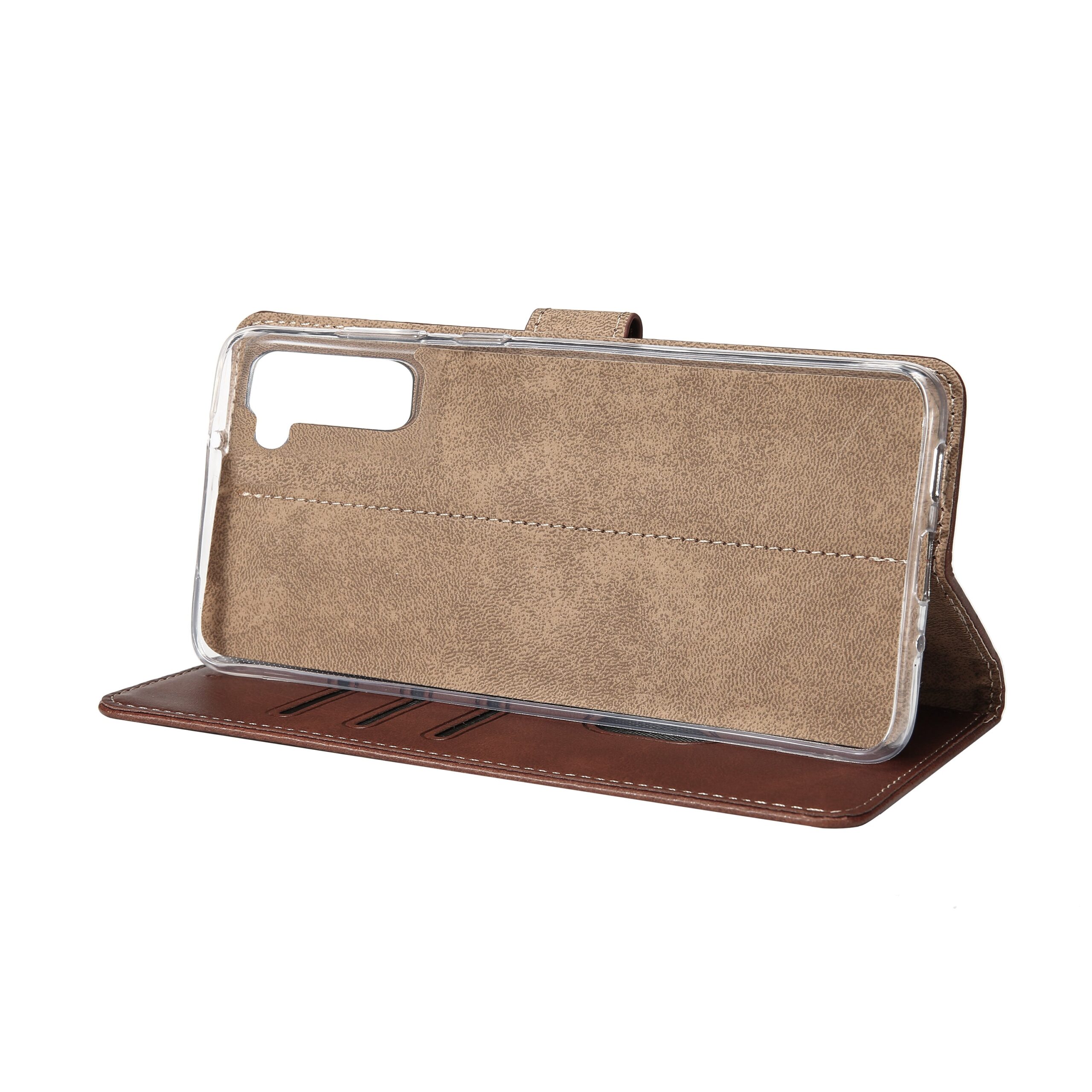 Rixus Buchhülle für Samsung Galaxy S21 Plus 5G Brown – Bild 6