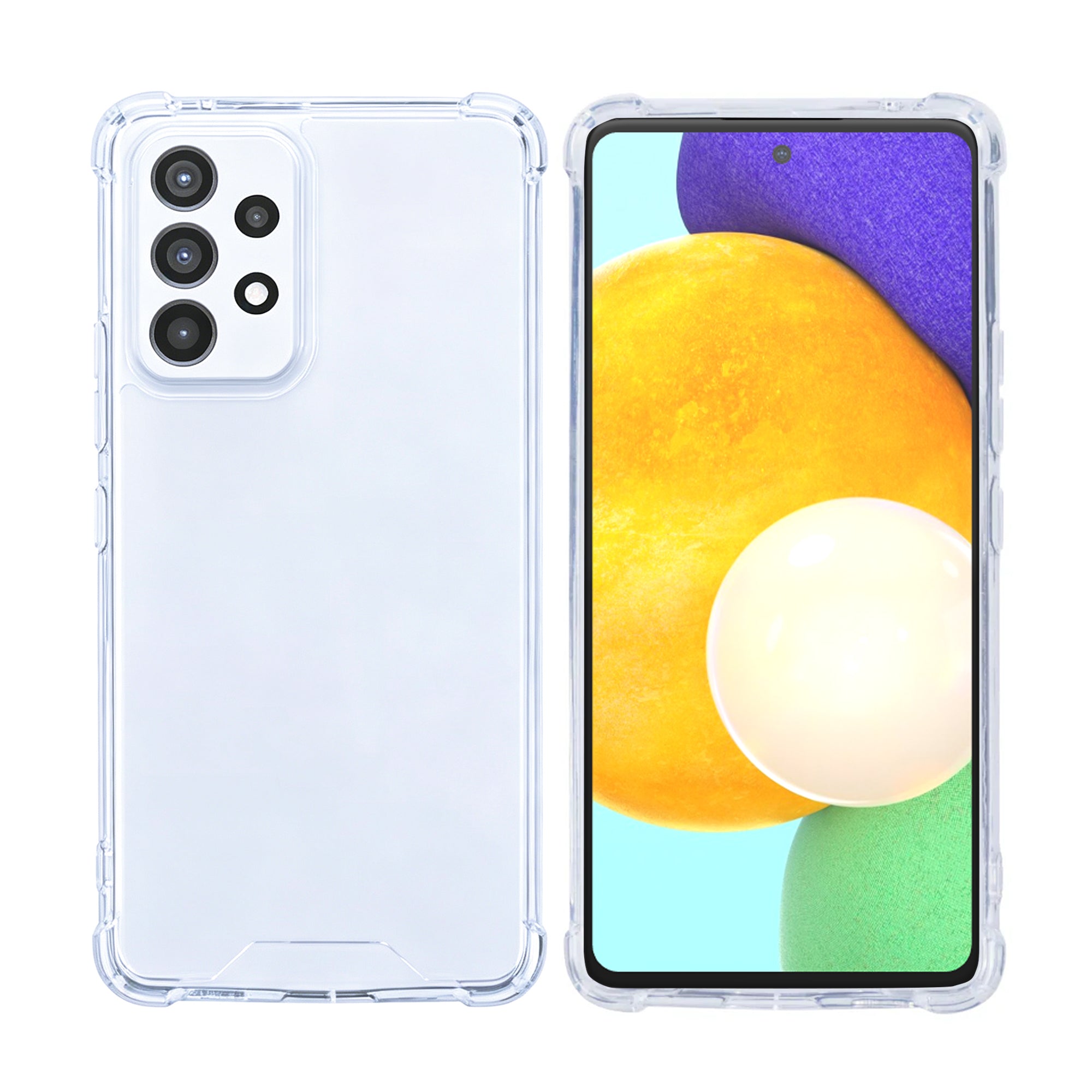 Rixus Anti-Burst Hülle für Samsung Galaxy A52 4G, A52 5G Transparent – Bild 3