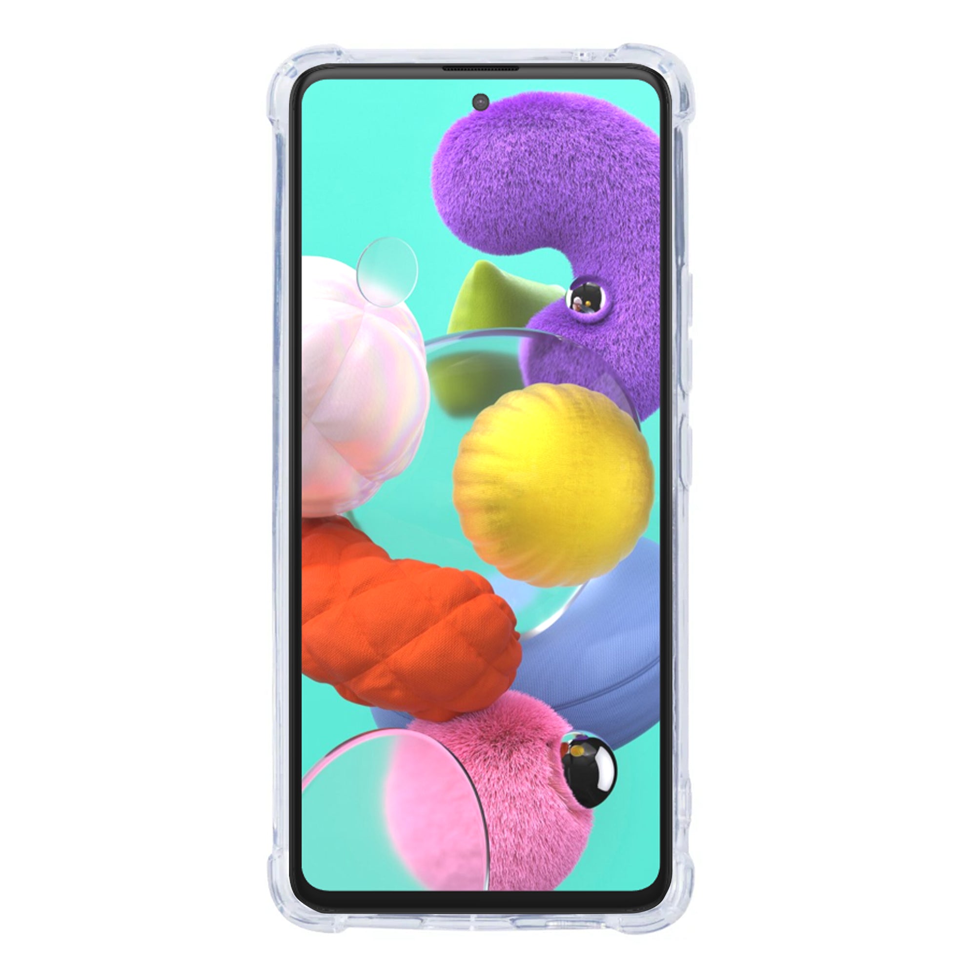 Rixus Anti-Burst Hülle für Samsung Galaxy A51 Transparent – Bild 2