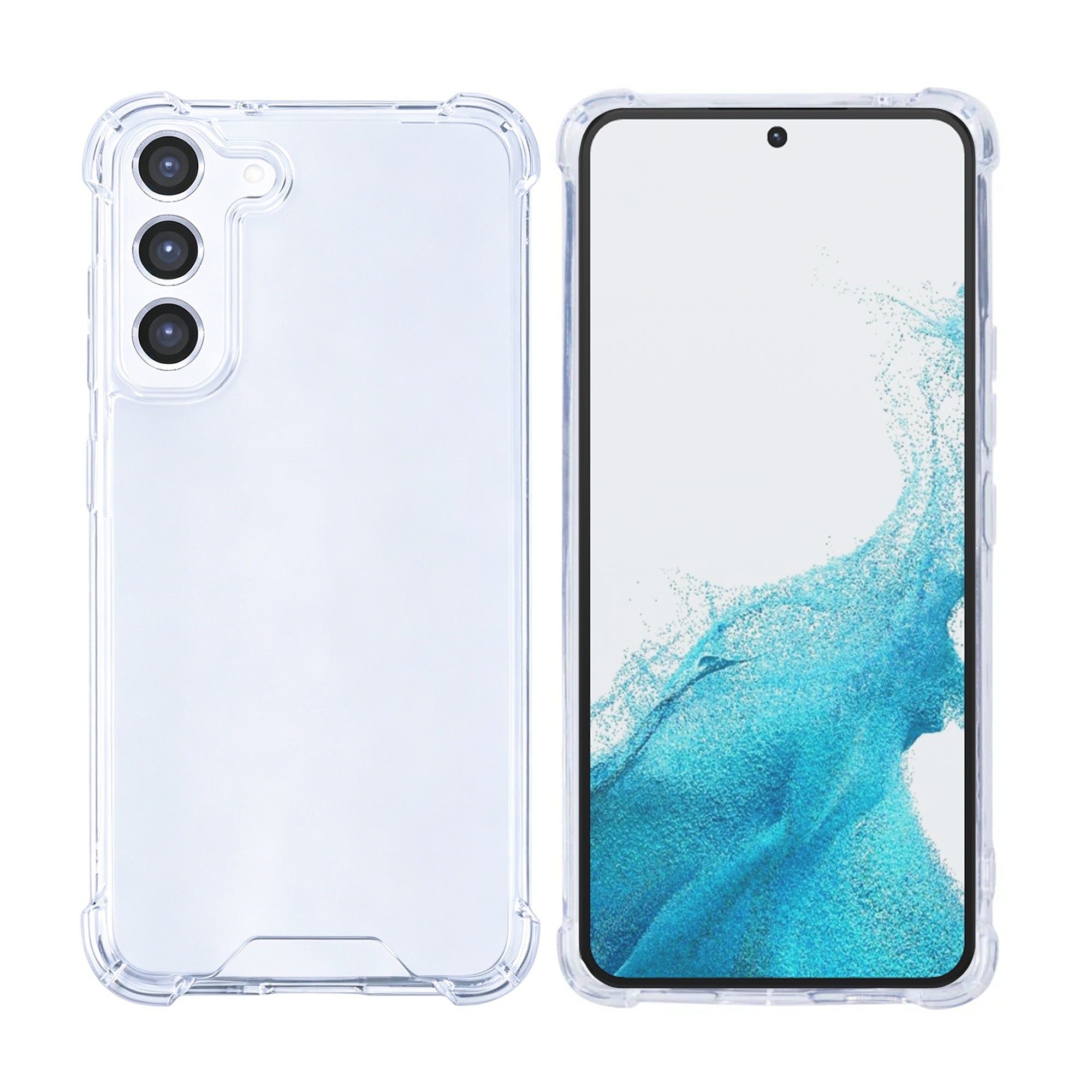 Rixus Anti-Burst Hülle für Samsung Galaxy S22 5G Transparent – Bild 3