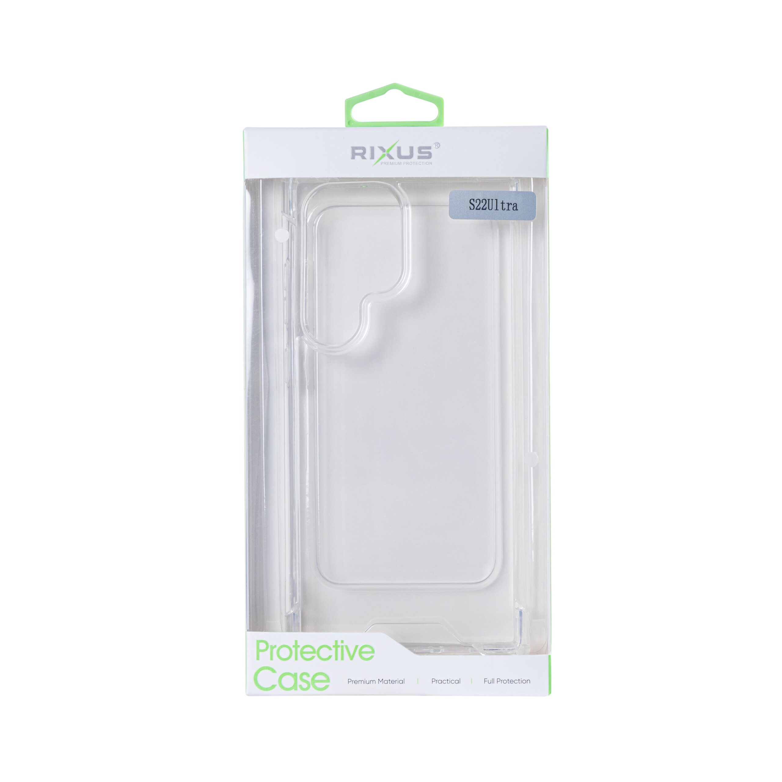 Rixus Anti-Burst Hülle für Samsung Galaxy S22 Ultra 5G Transparent – Bild 4