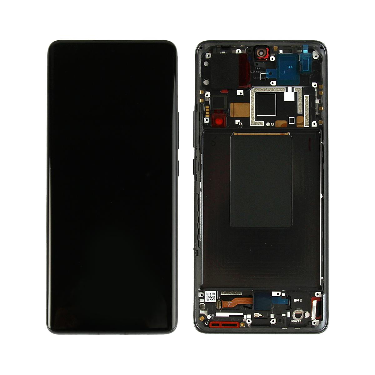Xiaomi 12 Pro Display und Touchscreen-Digitizer mit Rahmen Grey Service Pack – Bild 3