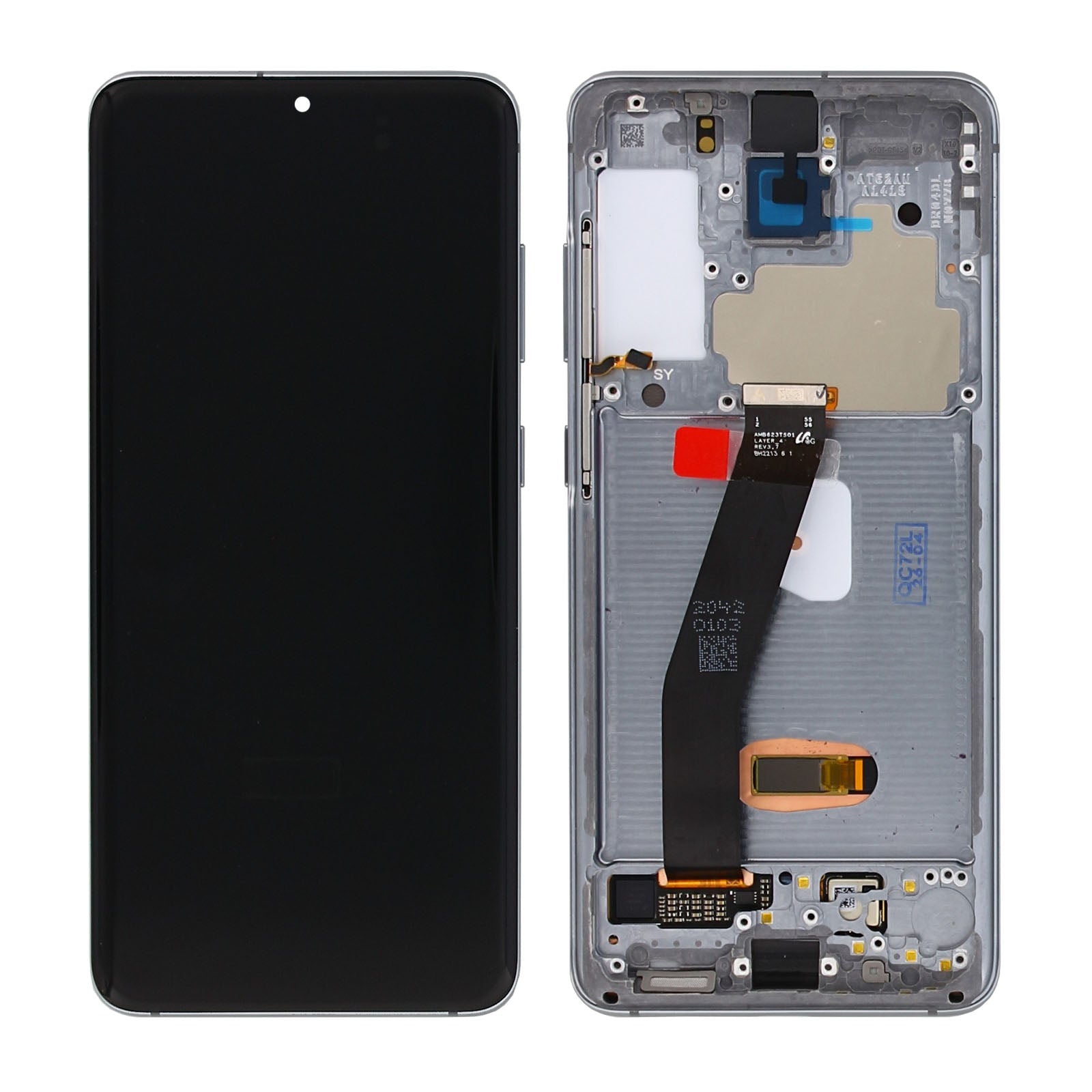 Samsung Original Display Galaxy S20, S20 5G G980F/G981F mit Rahmen Grau – Bild 5