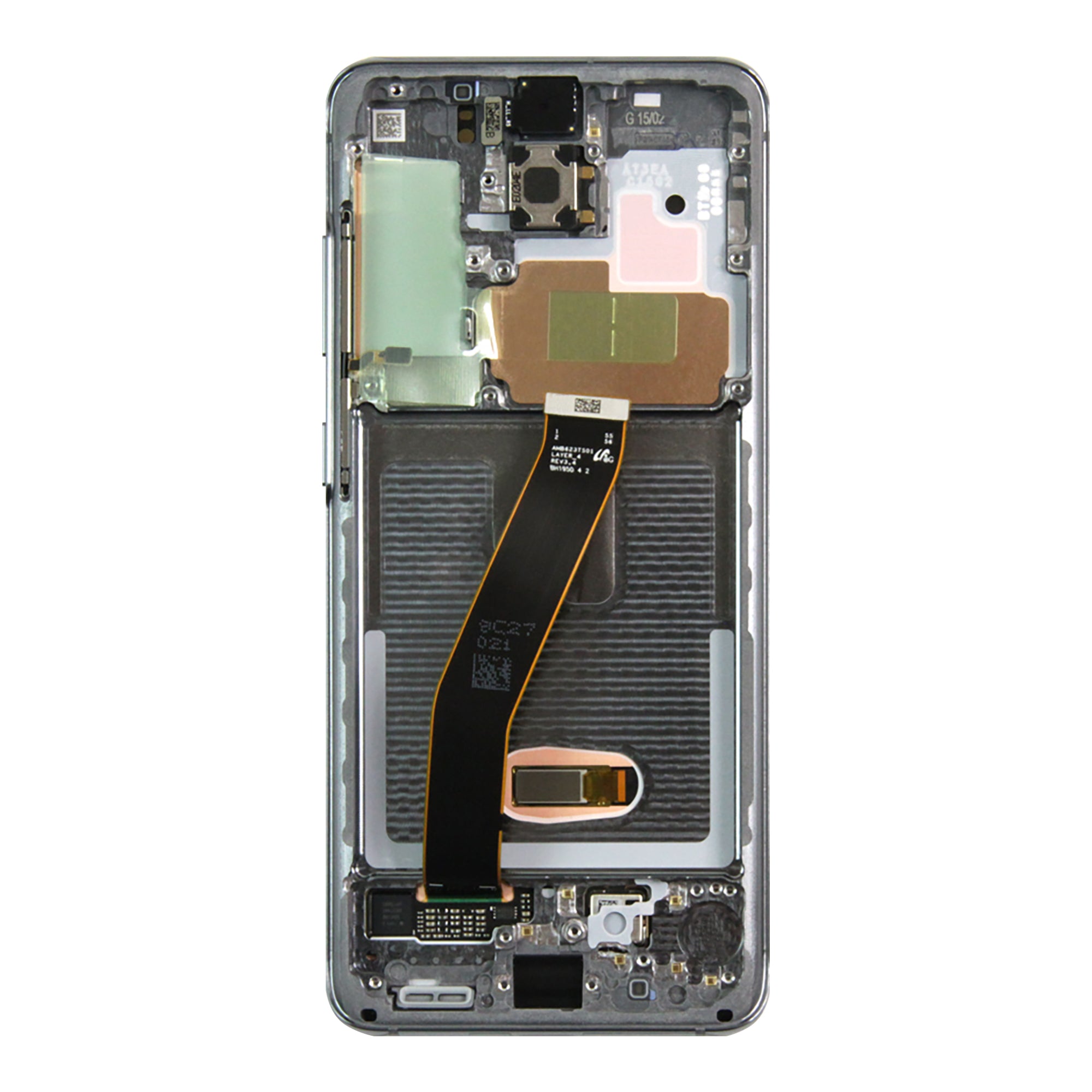 Samsung S20/S20 5G G980F/G981F Original Service Pack Display Rahmen Cosmic Grey – Bild 3