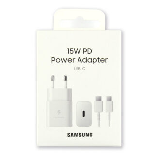 Samsung Fast Charger USB-C mit Kabel 100cm 15W White Original Verkaufsverpackung