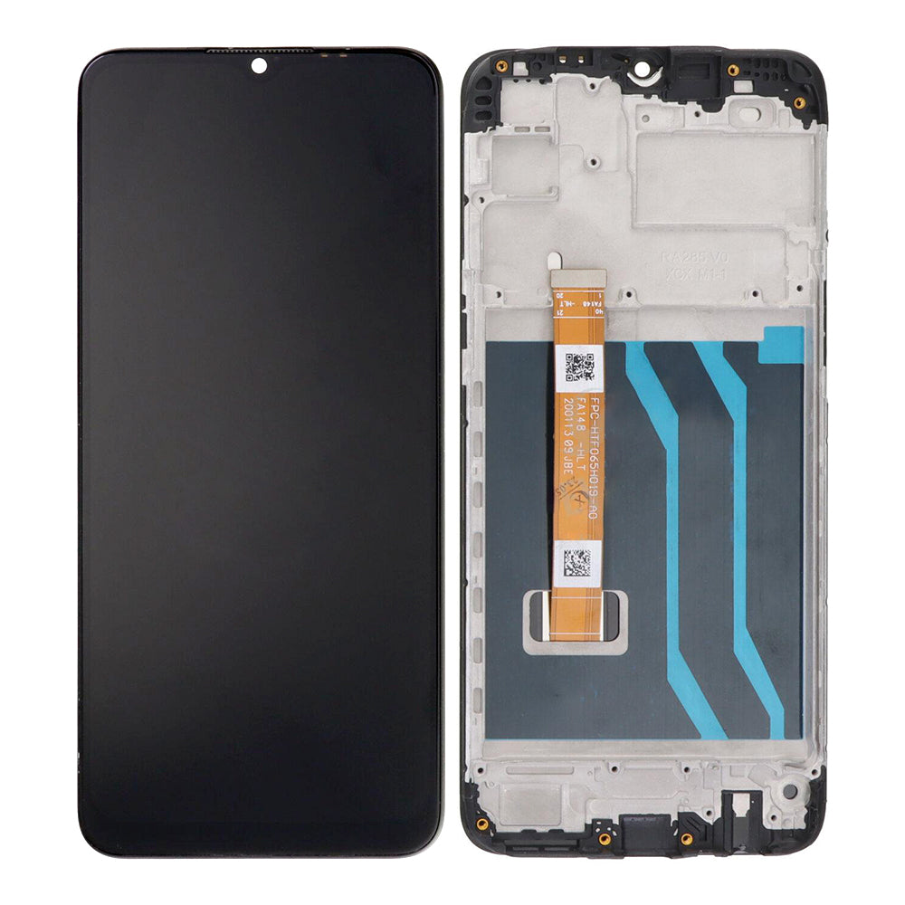 OEM Display für Realme 6i mit Rahmen Schwarz – Bild 4