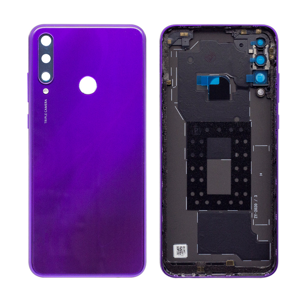 Huawei Y6p Akkudeckel mit Linse Phantom Purple OEM – Bild 3