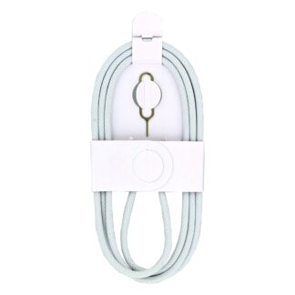 Für Apple iPhone 15, 16, 17 Series USB-C To USB-C Woven Kabel 100cm 60W White Bulk