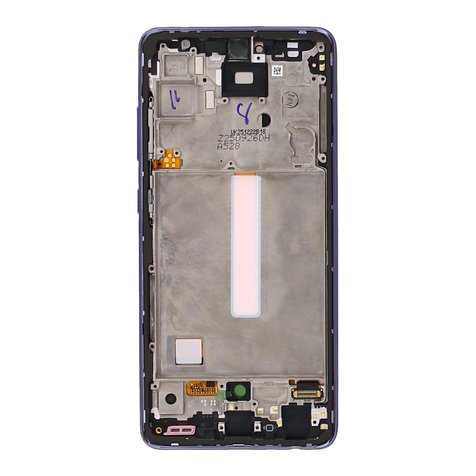 Samsung A52/A52 5G A525F/A526B Original Display Rahmen Awesome Violet – Bild 3