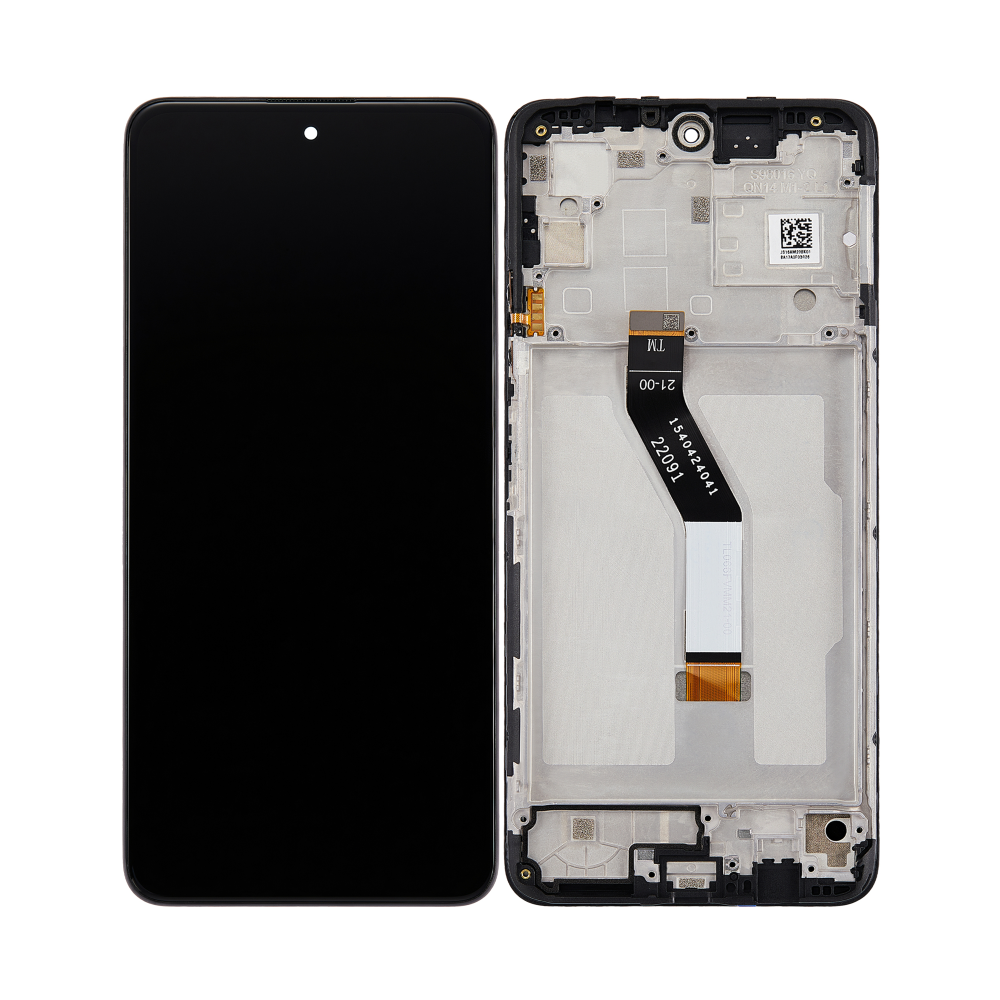 OEM Display für Xiaomi Poco M4 Pro 5G mit Rahmen Schwarz – Bild 4