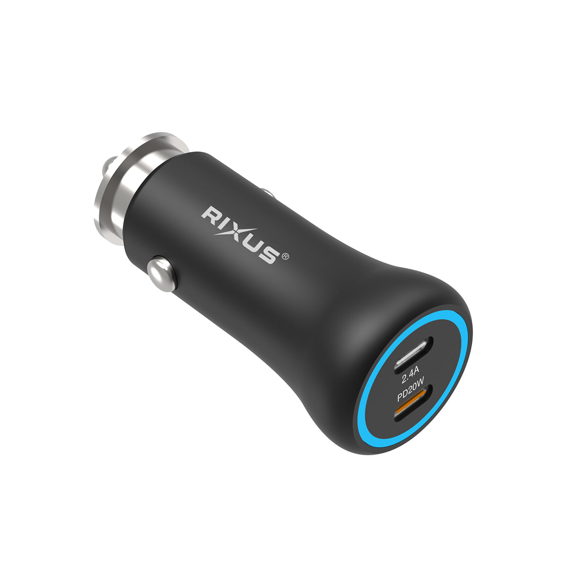 Rixus RXCC15 2-Port 20W USB-C Car Charger – Bild 2
