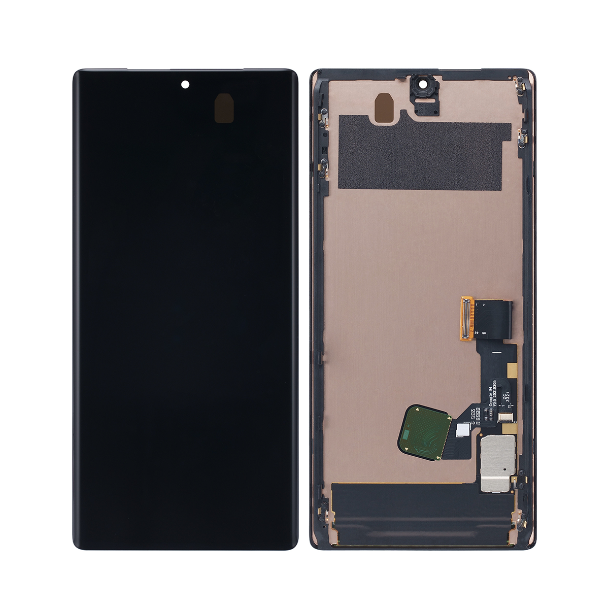 Google Pixel 6 Pro Display und Touchscreen-Digitizer ohne Rahmen Black Service Pack – Bild 3