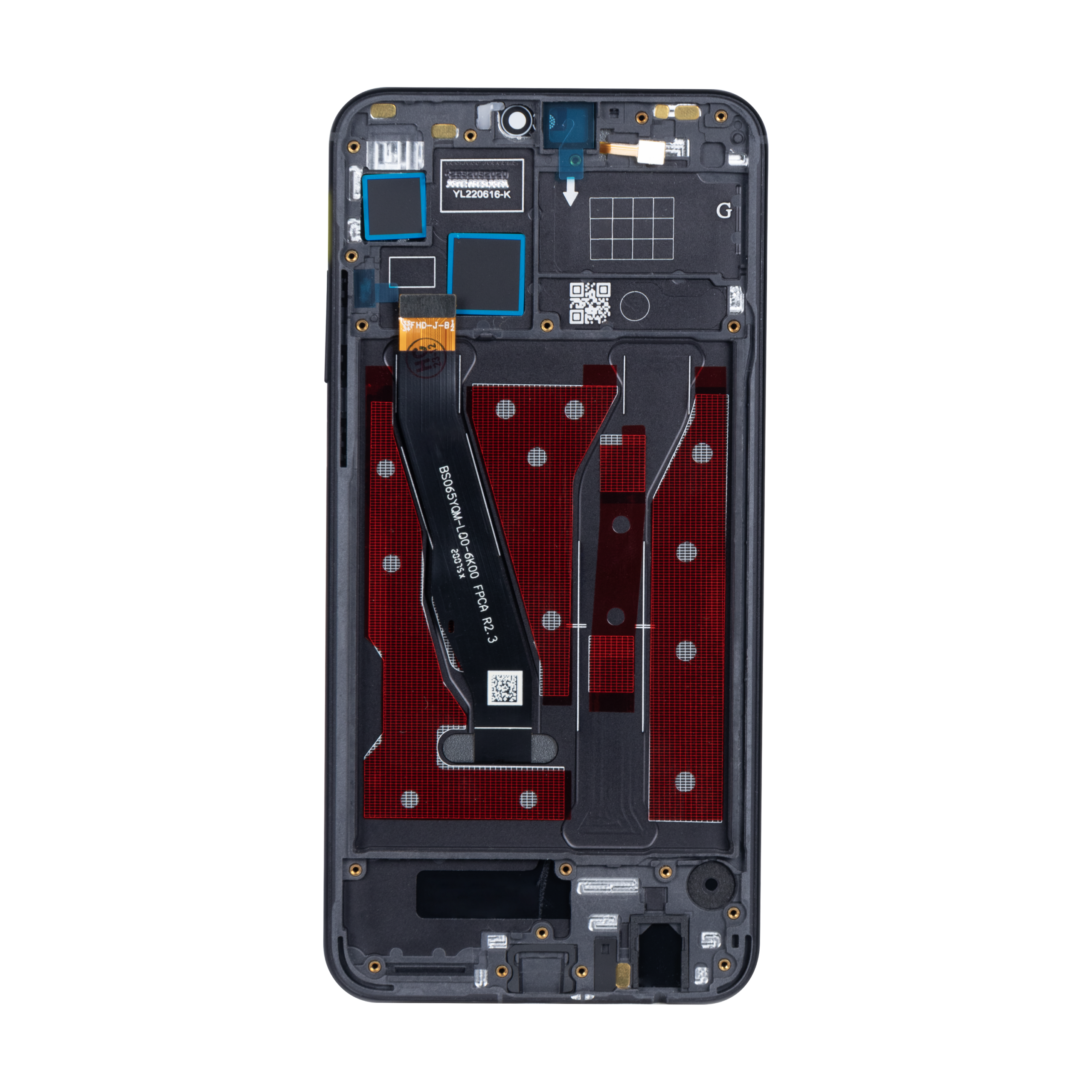 OEM Display für Honor 9X Lite mit Rahmen Schwarz – Bild 3