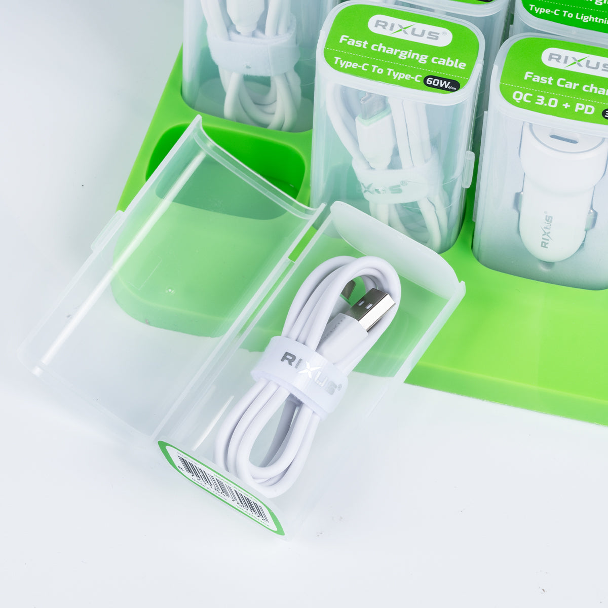 Rixus RXU81CS Fast Kabel Serie für USB-C (Counter Display) – Bild 5