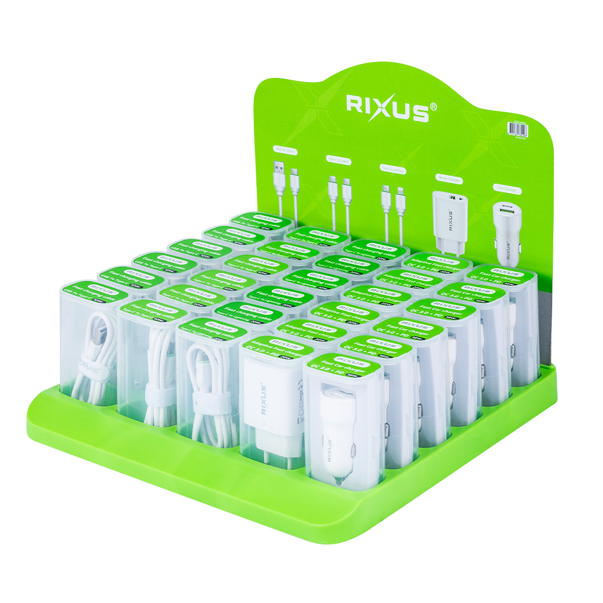Rixus RX2015S Fast Kabel Serie für USB-C to USB-C (Counter Display) – Bild 4