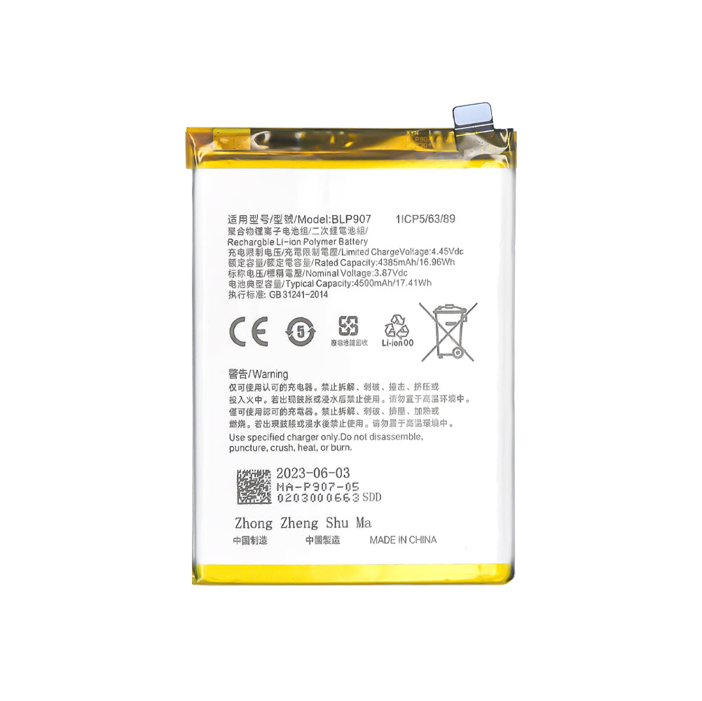 Oppo Reno 7 Lite Akku BLP907 OEM