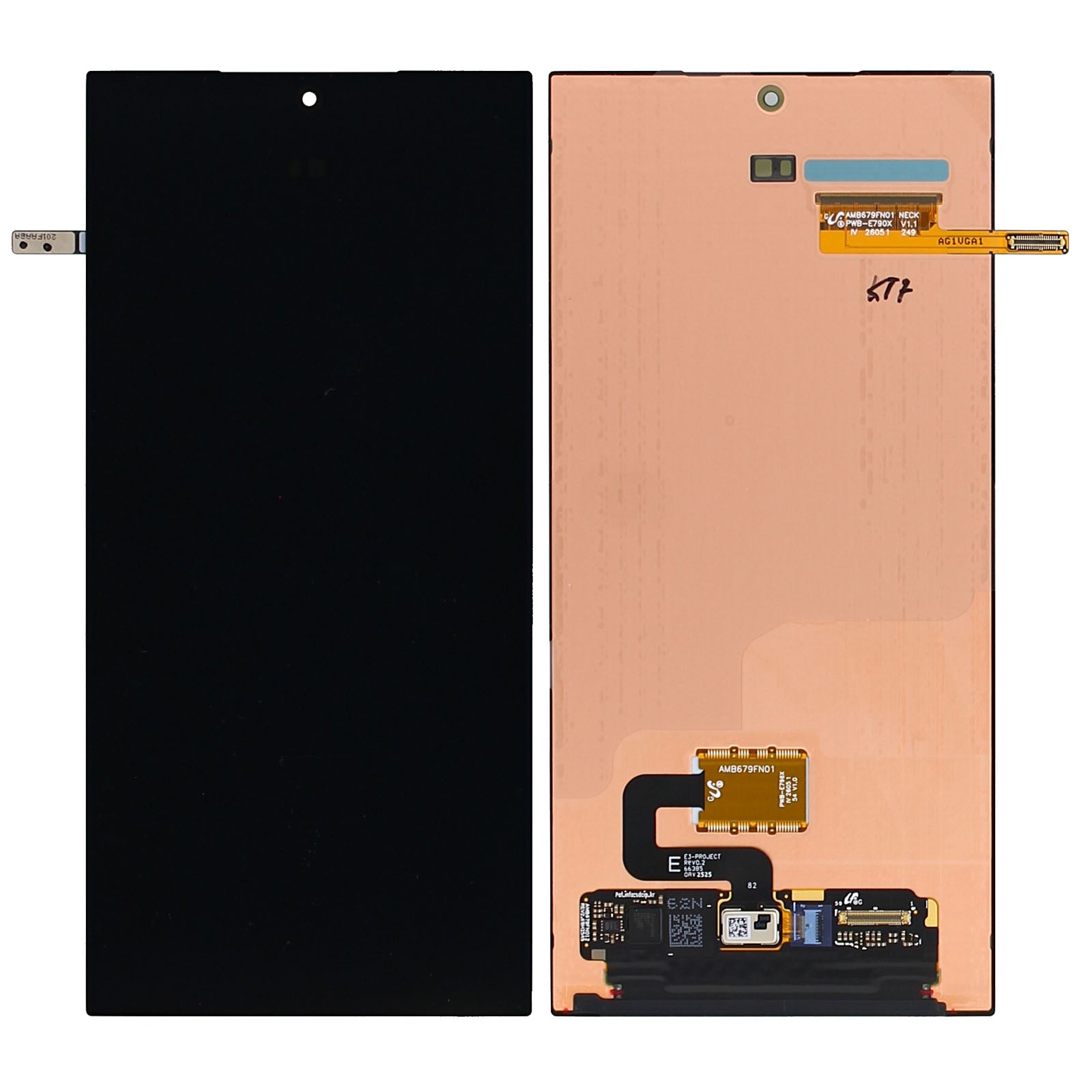 Samsung Original Service Pack Display Galaxy S24 Ultra S928B ohne Rahmen Black – Bild 4