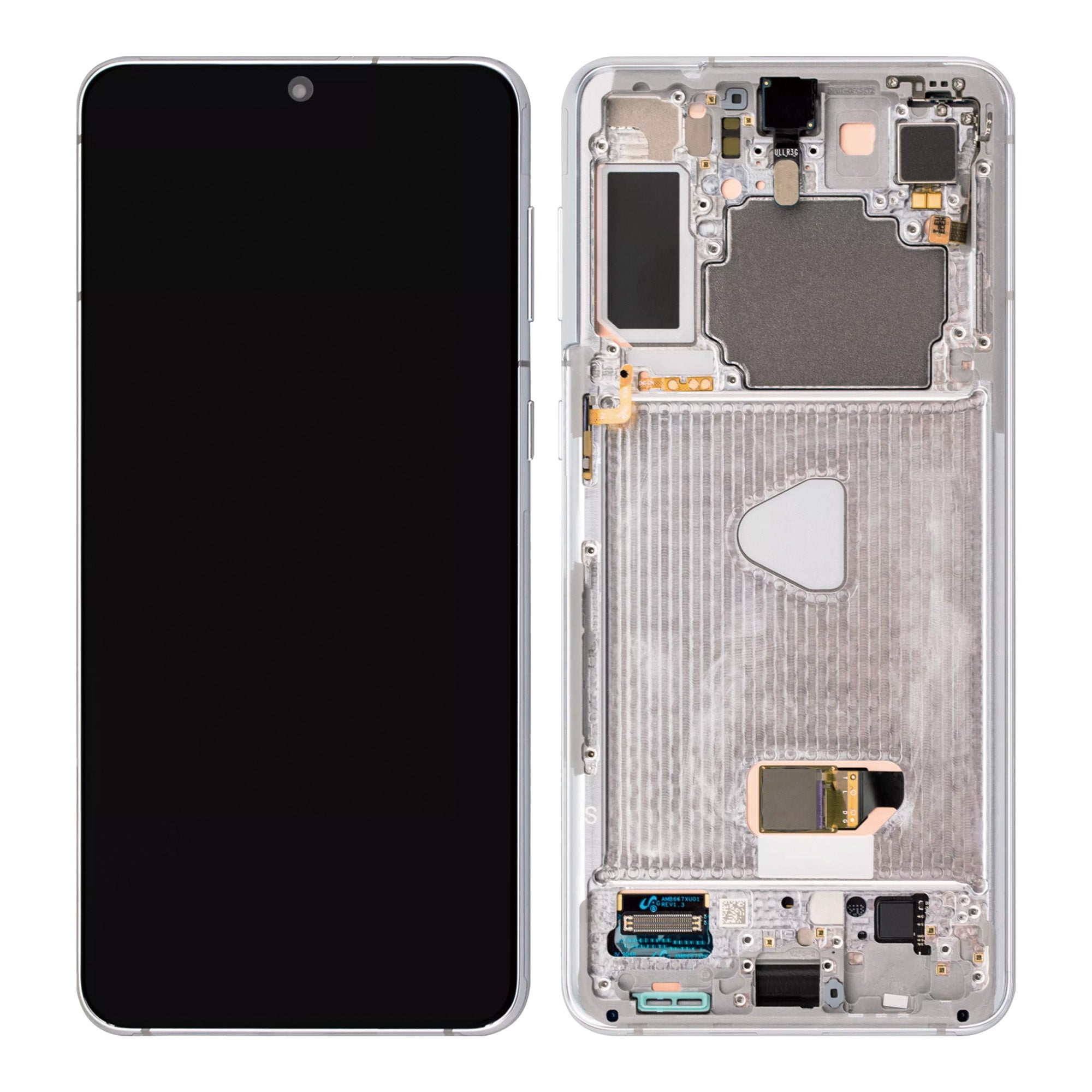 Samsung Original Display Galaxy S21 Plus 5G G996B mit Rahmen Phantom Silver – Bild 4