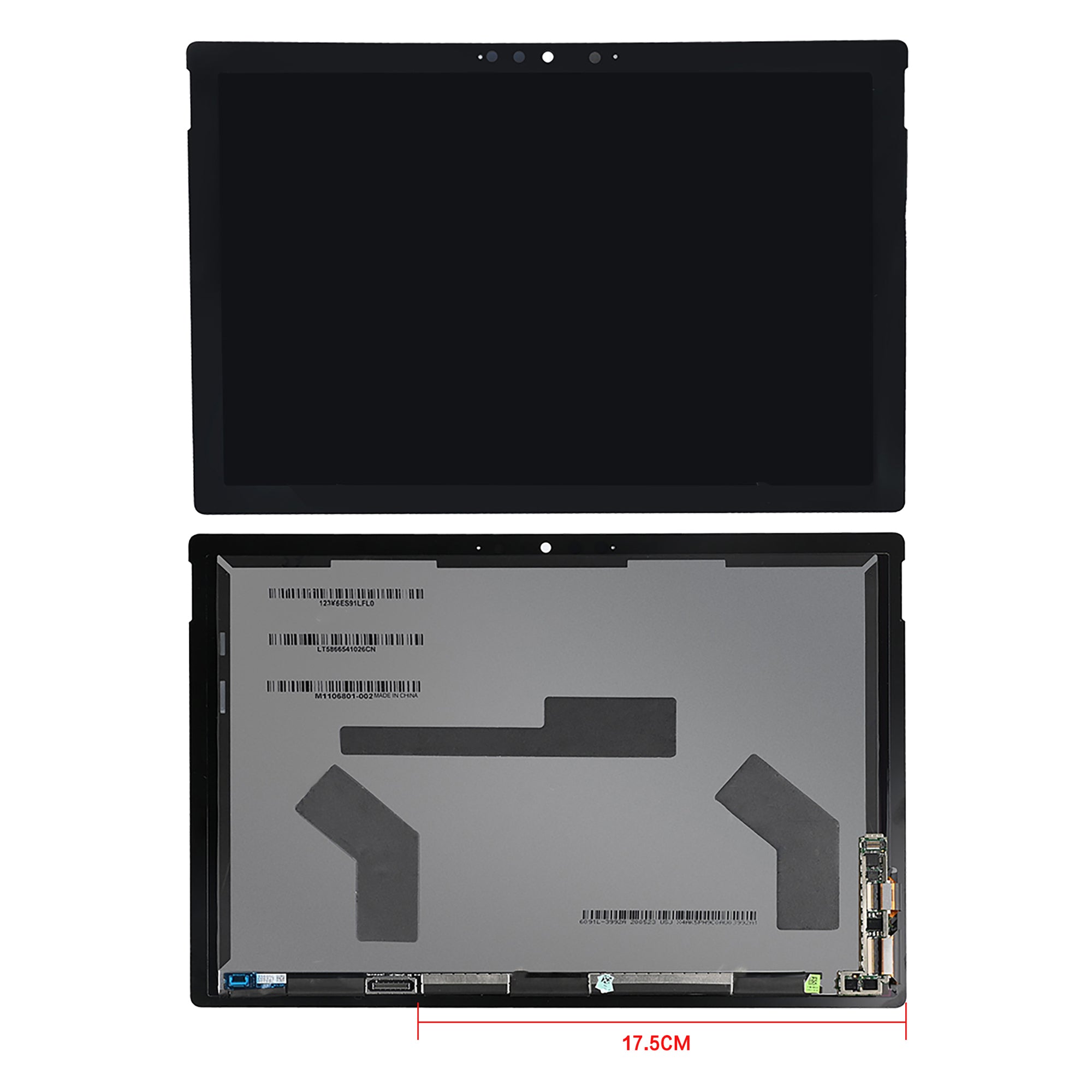 Microsoft Surface Pro 7 Display und Touchscreen-Digitizer Black mit kompatibel Platine aufbereitet (SMP 11007) – Bild 3